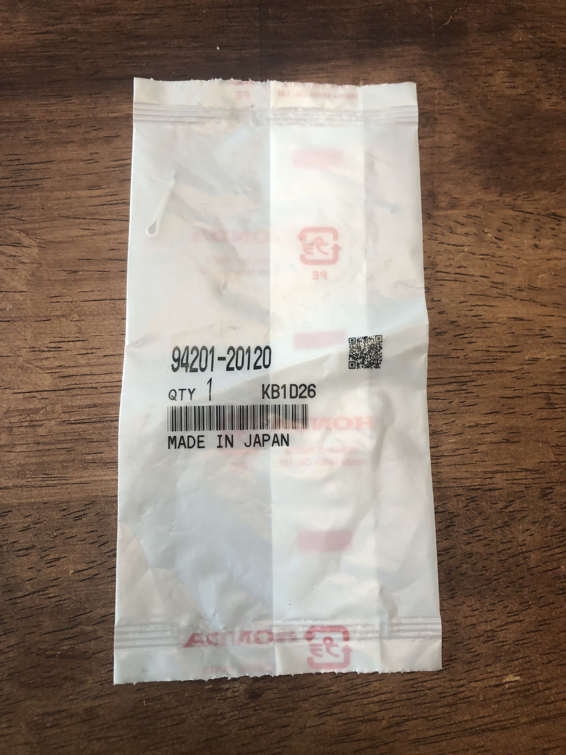 NEW Honda OEM PIN, SPLIT (2.0X12) - 94201-20120