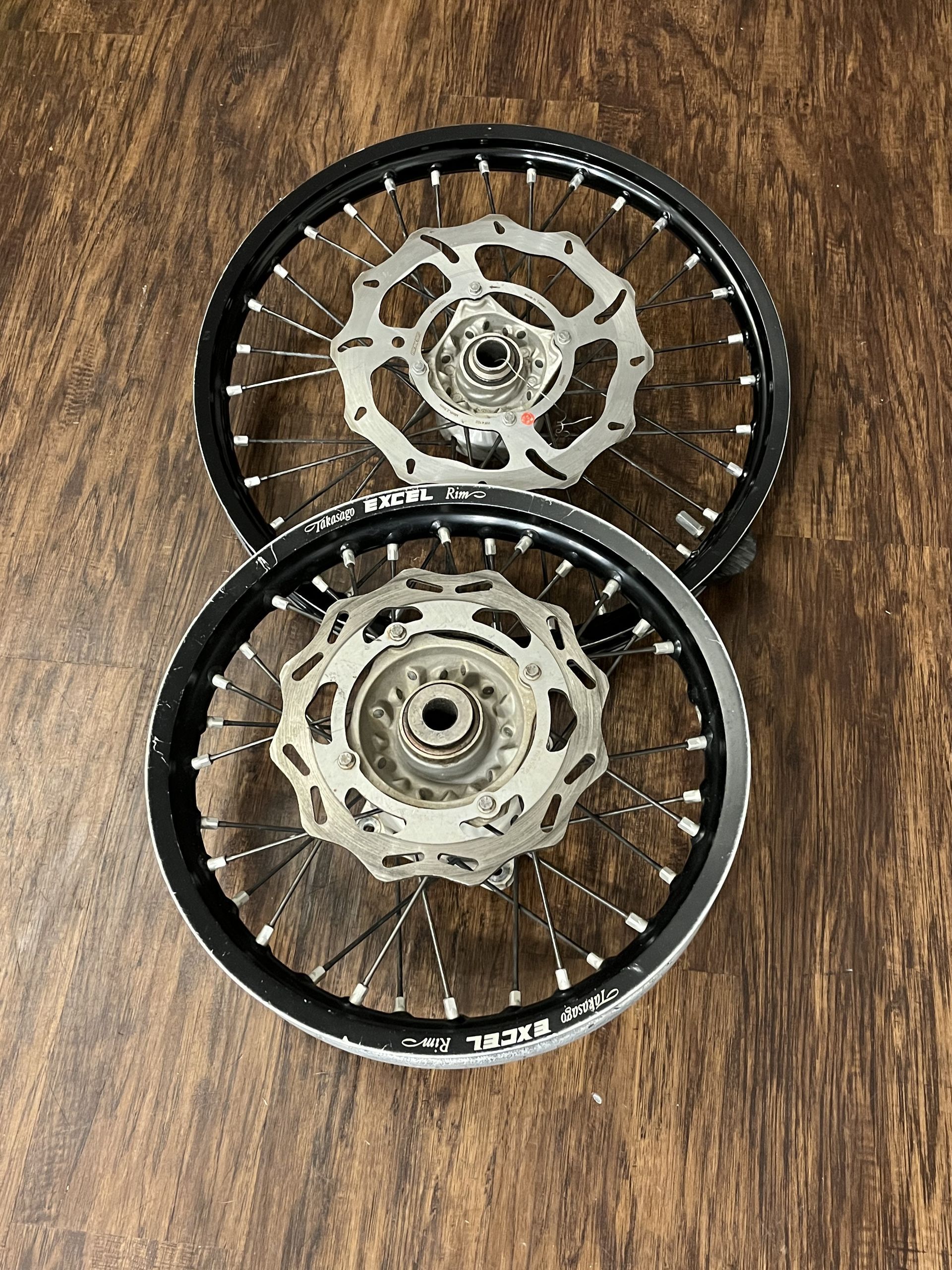 2023 KTM 85 SX OEM EXCEL Wheelset 17" / 14" Wheel Set - 2017-2024 HUSQ GAS GAS