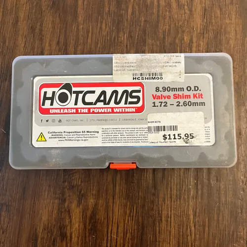 Hot Cams 8.90mm Shim Kit- 05-17 Ktm Gas Gas Husqvarna 