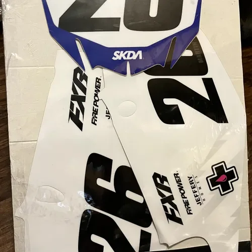 SKDA Club MX Collectible Number Plate Set- Martin #26