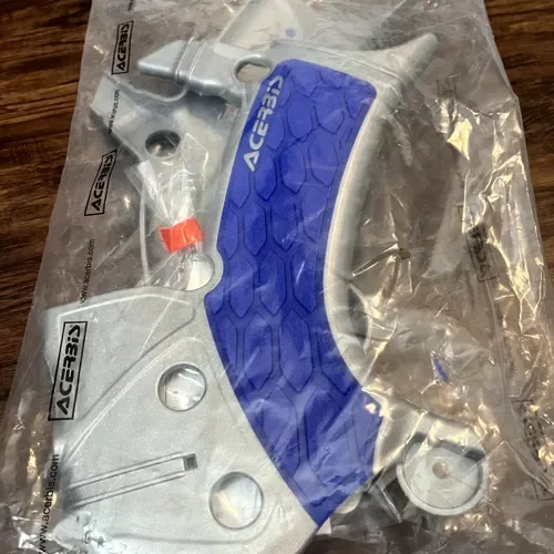 NEW Acerbis SILVER/BLUE Frame Guards - YZ250F YZ450F