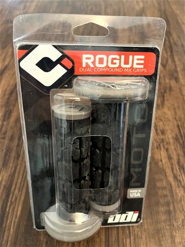 ODI Rogue Dual Compound Grips - BLACK/GREY