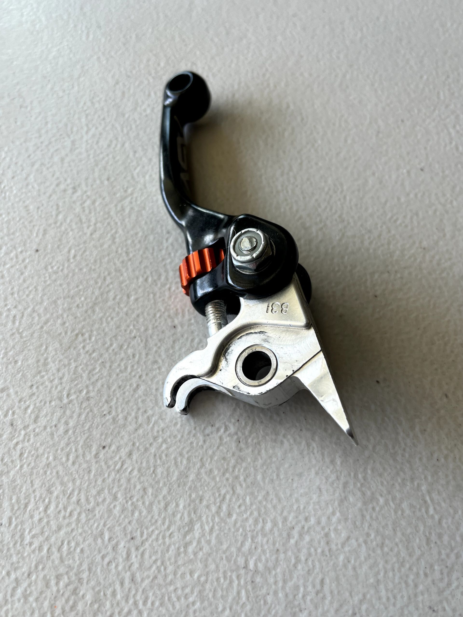 ASV Inventions F4 Brake Lever - Black/Orange - BDF403