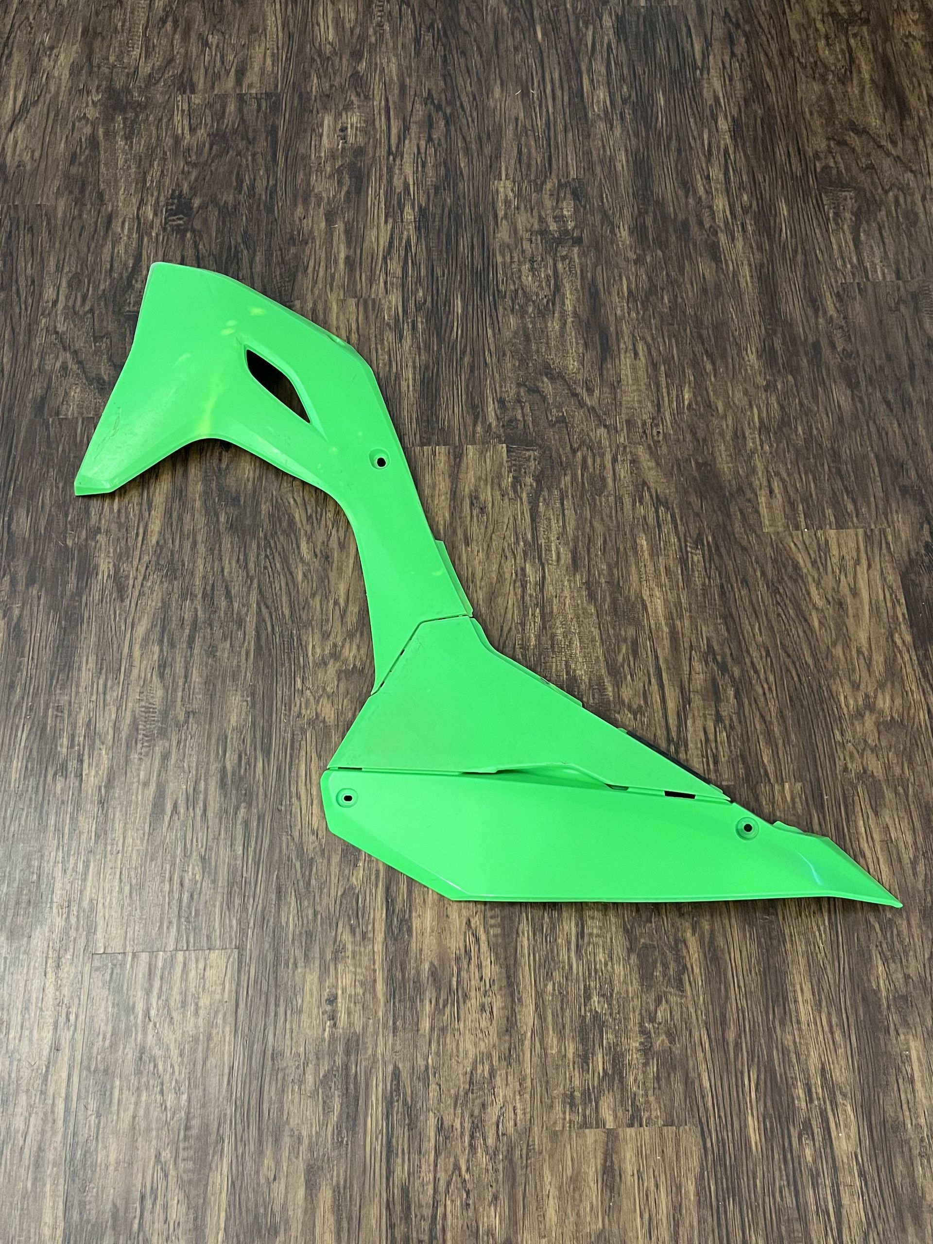 2025 KX250 KX450 X OEM Shroud / Number Plate - 49089-1168-290 // 36001-0737-290