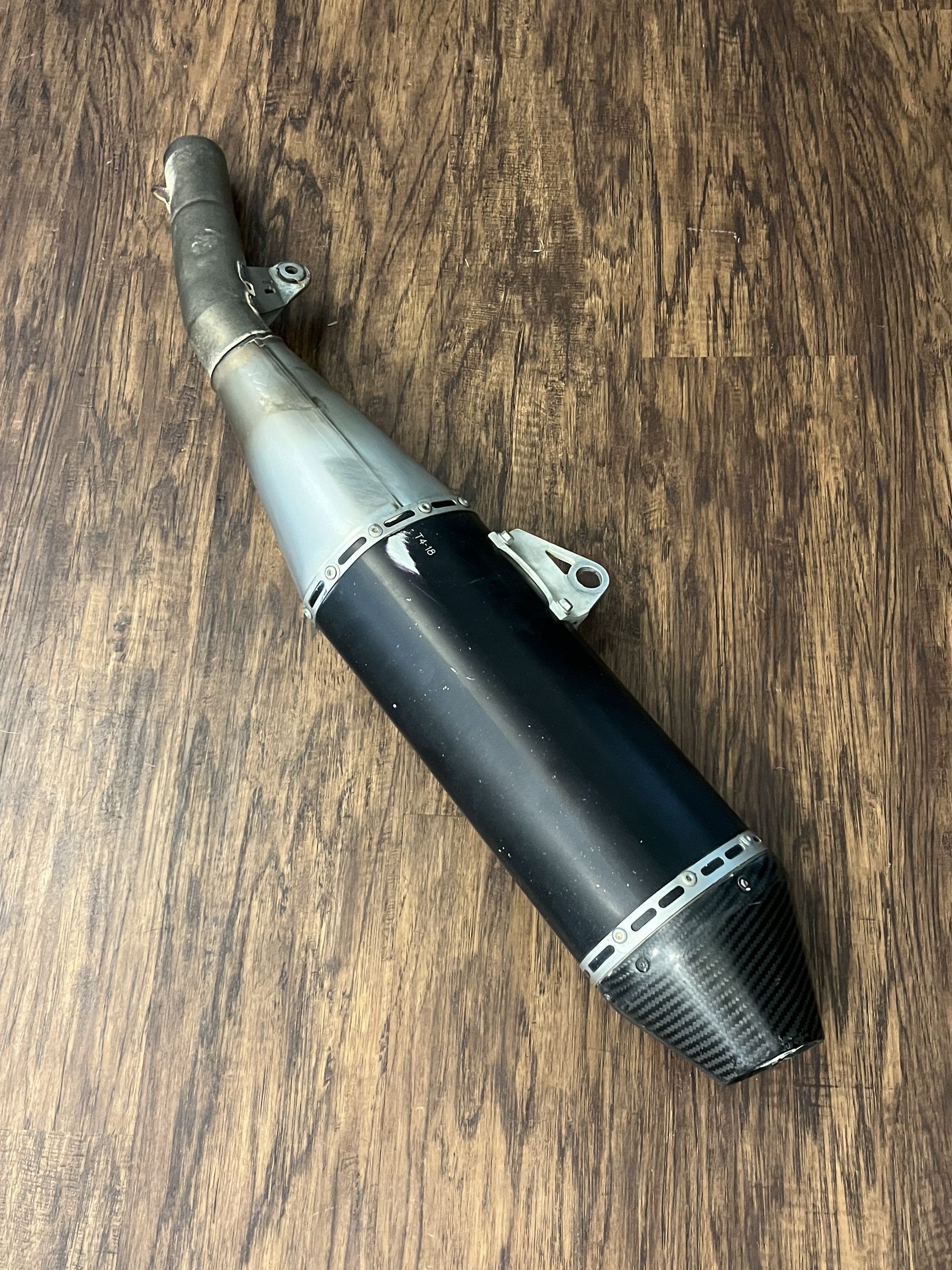 2024-2025 KX450 HGS CUSTOM FACTORY Full Exhaust System Header Slip on - CARBON