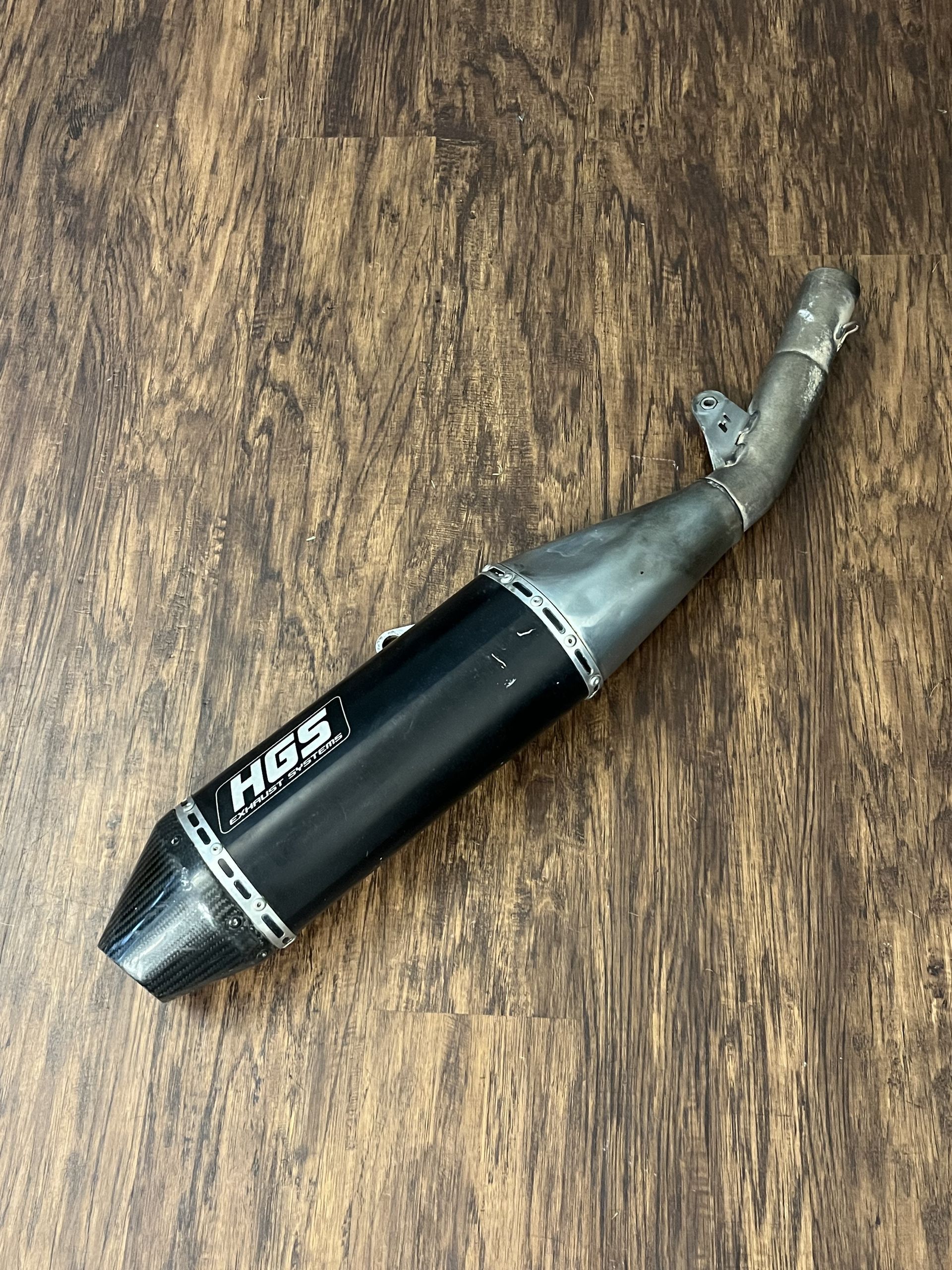 2024-2025 KX450 HGS CUSTOM FACTORY Full Exhaust System Header Slip on - CARBON