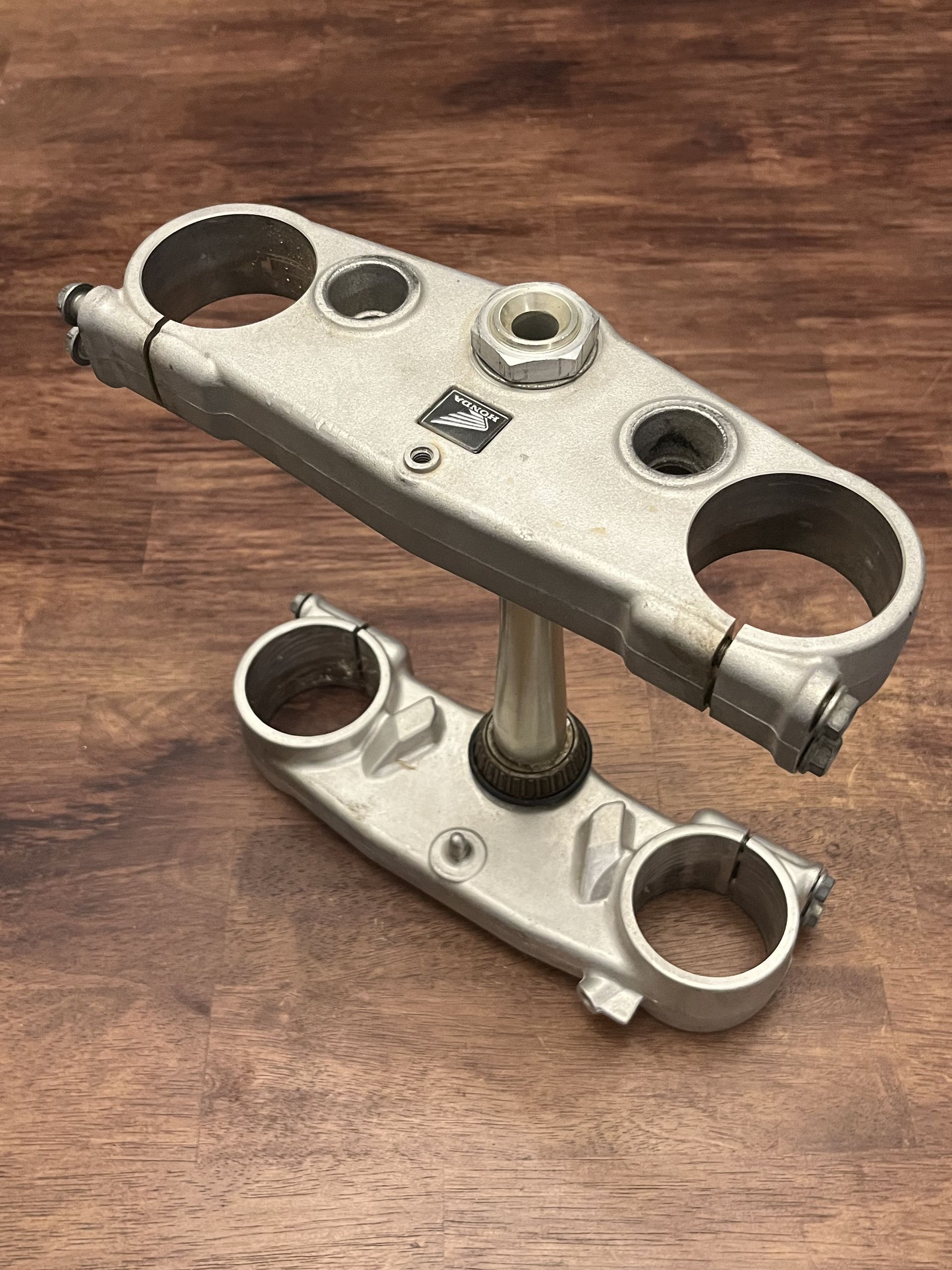 2003 CR125 OEM Triple Clamps Top Bottom Clamp 00-03 Honda CR 125 - 53300-KZ4-J20