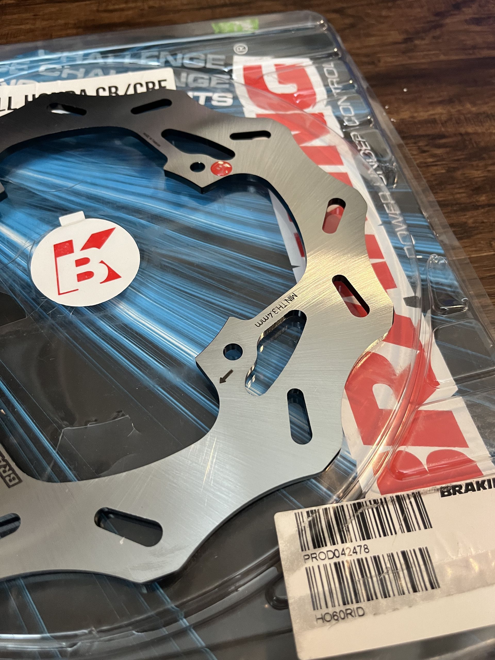 NEW Braking Wave Fixed Rear Brake Rotor Disc - HONDA CR CRF - 32-2260 / HO60RID 