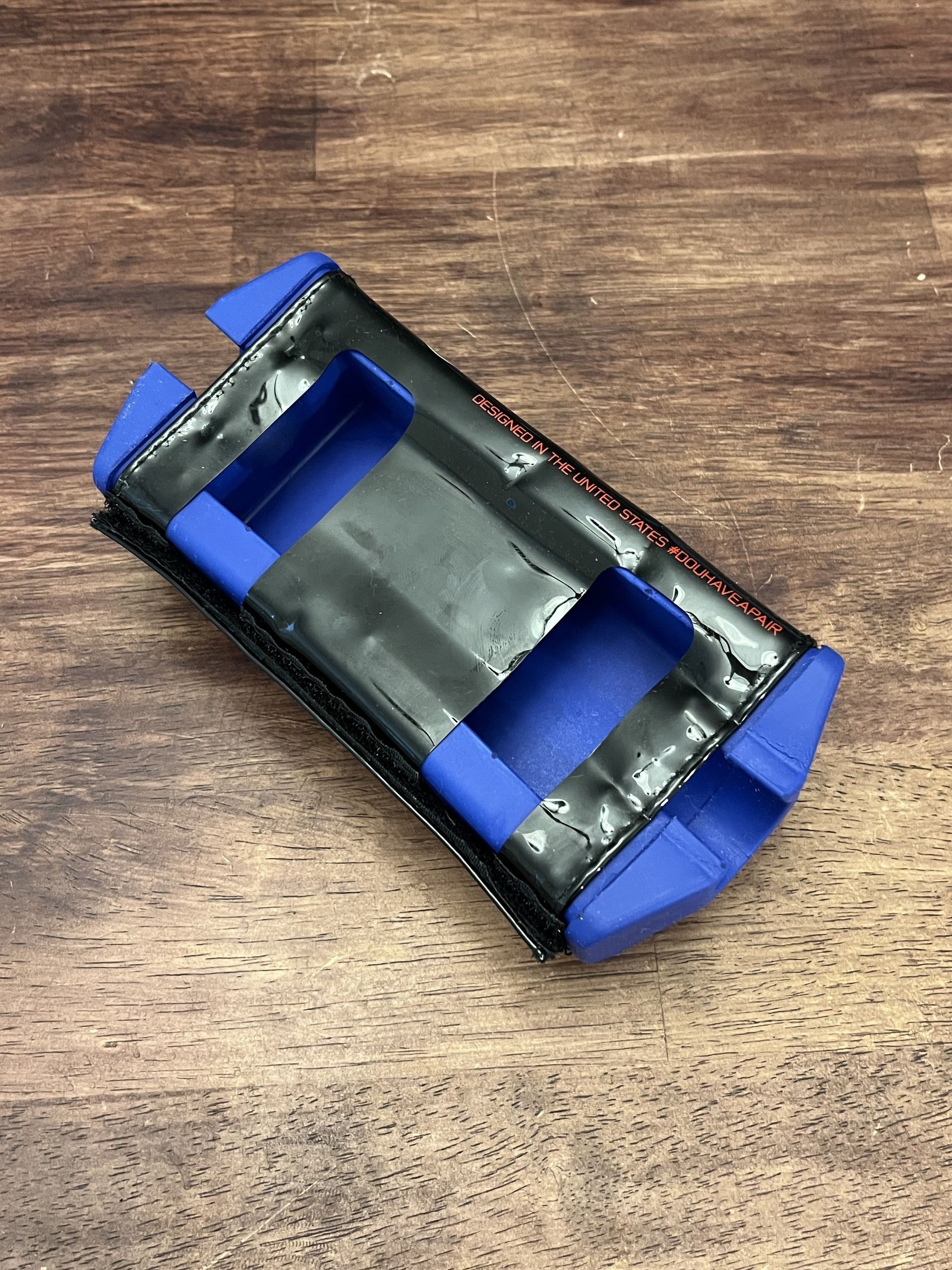 ODI Oversized Handle Bar Pad - Black Blue - H72BPO