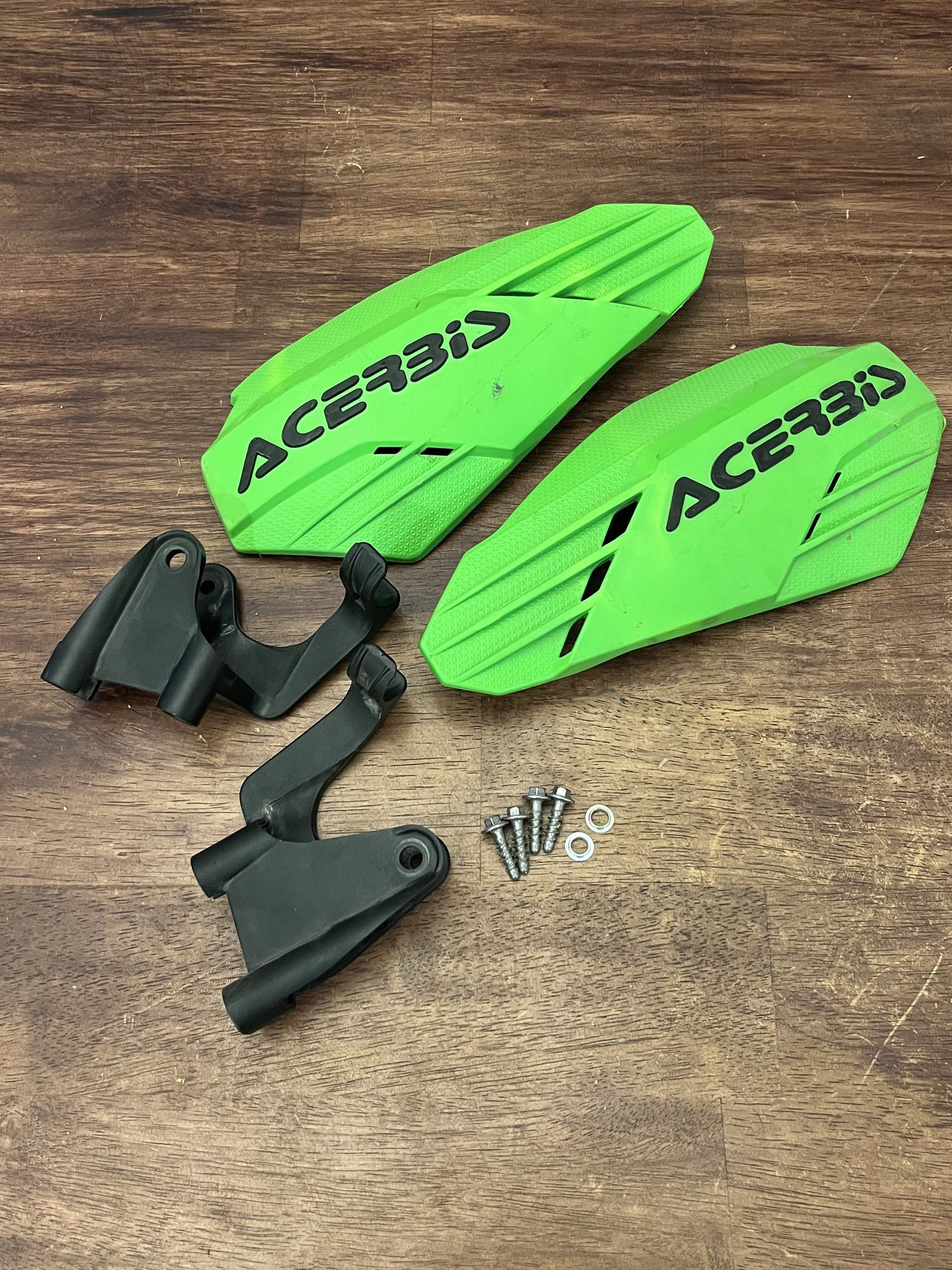 Acerbis K-Linear Handguards Hand Guards - Green / Black - 2981351089