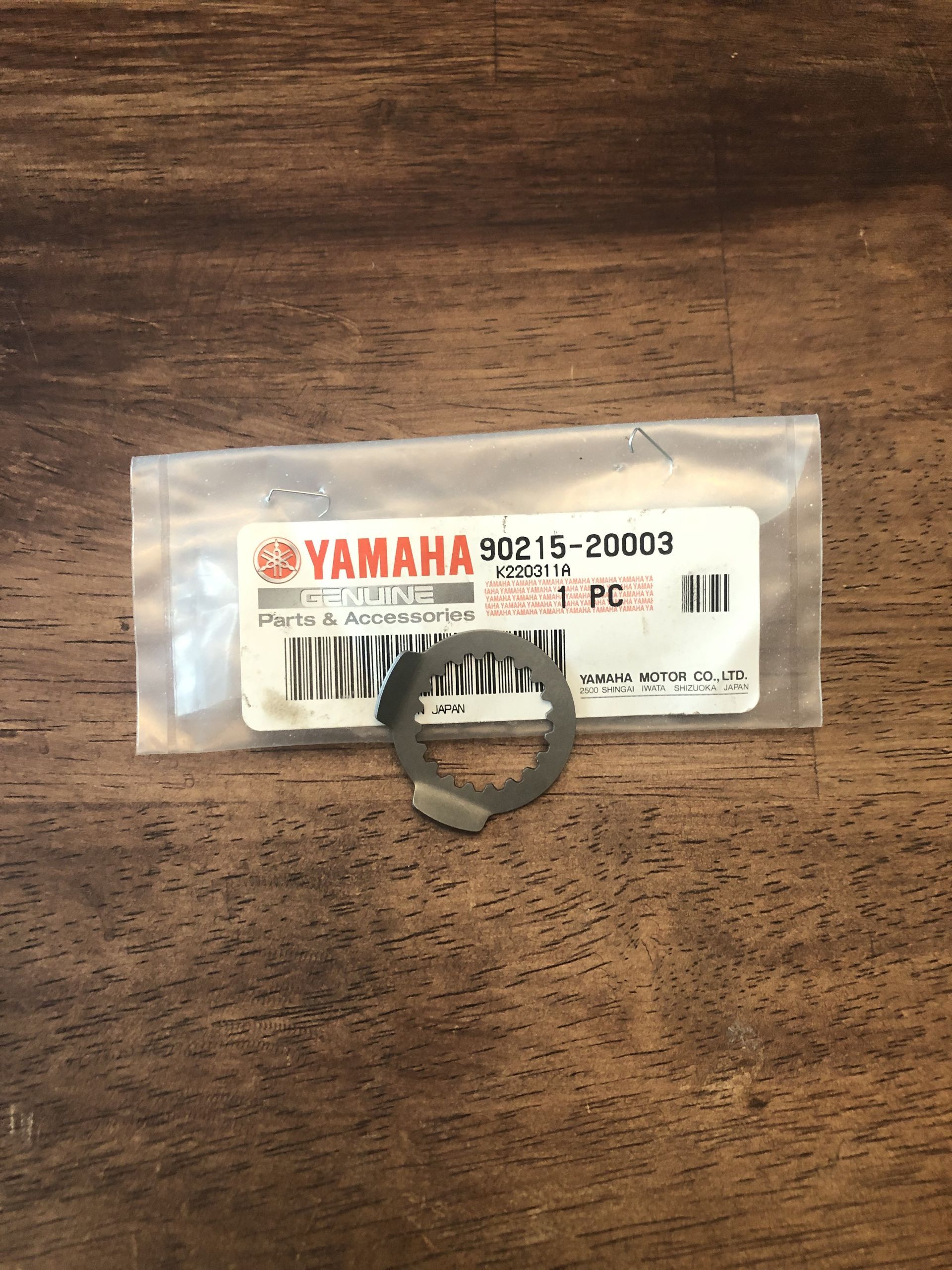 NEW 2001 - 2025 YZ125 YZ250F OEM Yamaha LOCK WASHER - 90215-20003-00