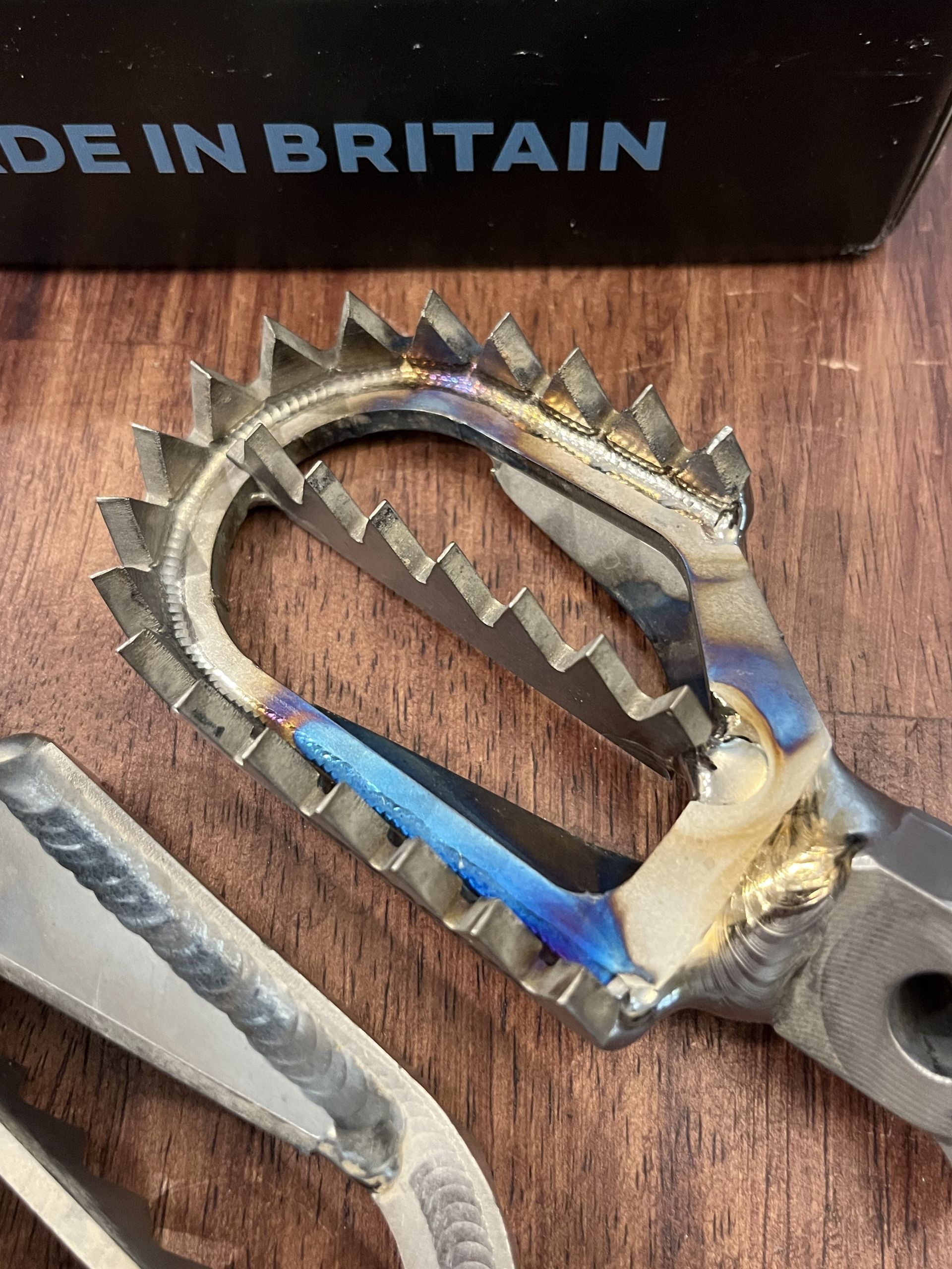 Raptor Titanium Foot Pegs Footpegs - 1999-2025 Yamaha YZ 125 250 450 - RX003