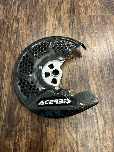 19-23 KX450 Acerbis Front Brake Disc Rotor Guard w/ Mount and Spacer