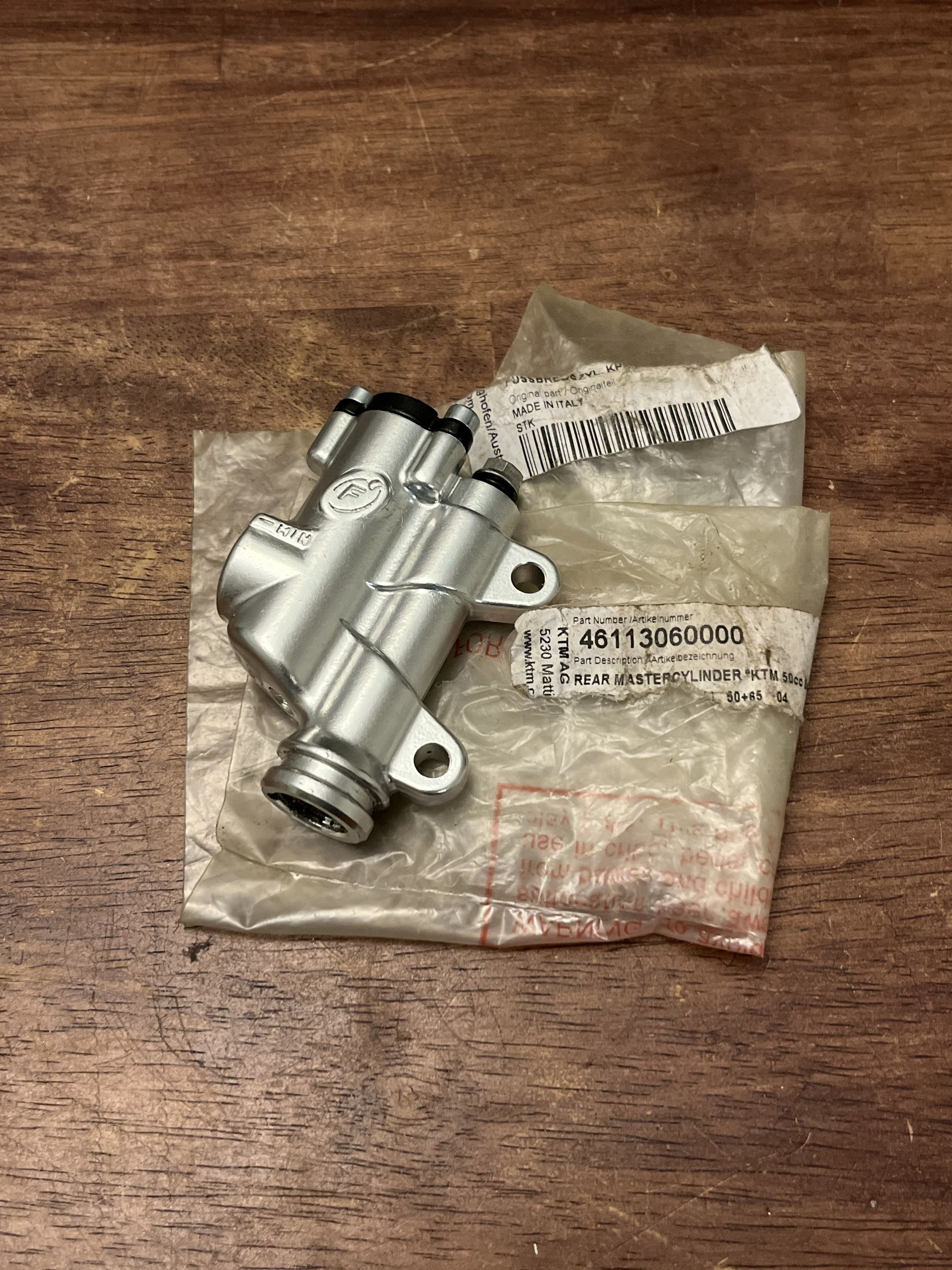 NEW OEM Rear Brake Cylinder 2006-2023 KTM Husqvarna Gas Gas 50 65 - 46113060000