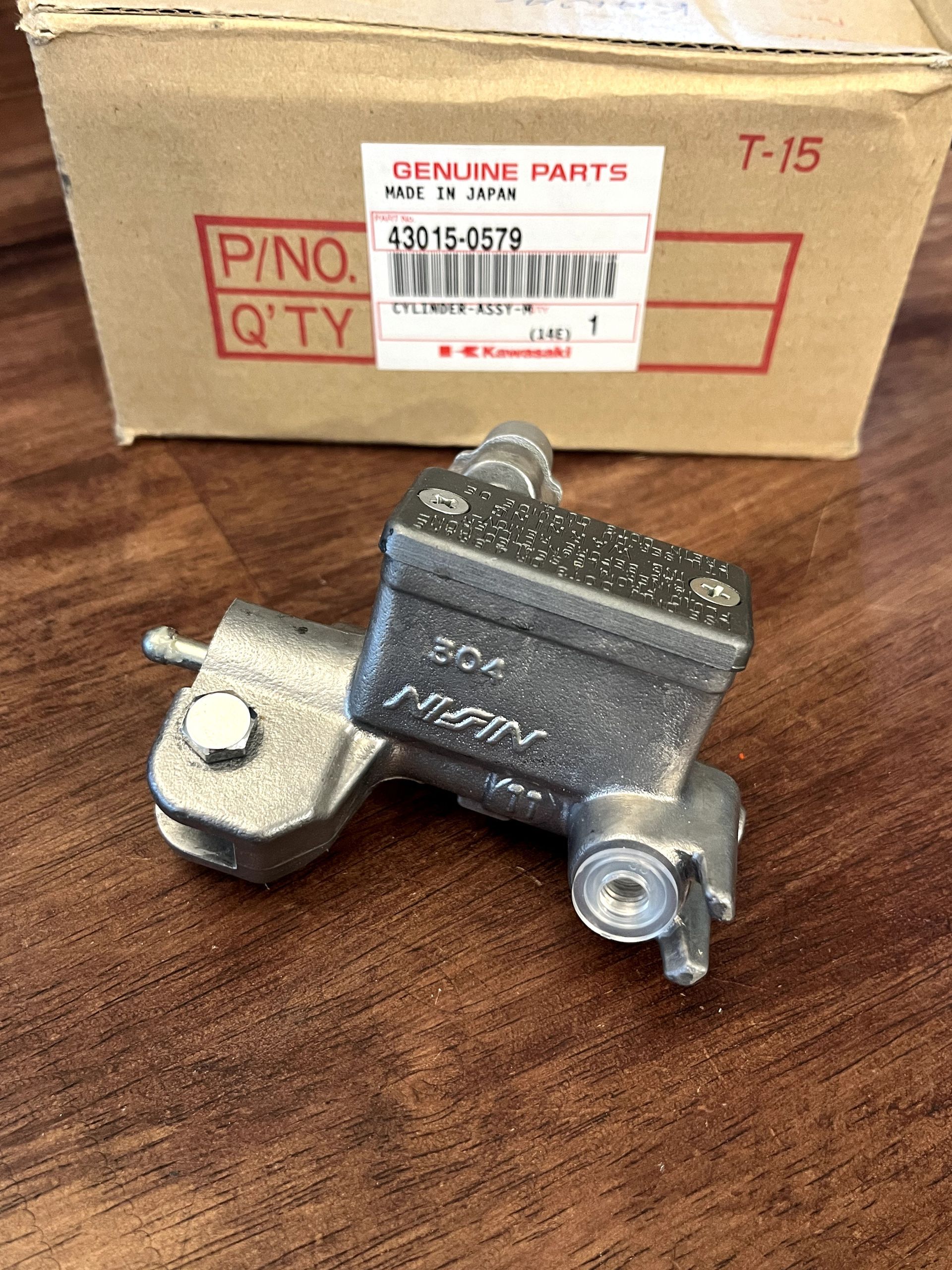 NEW 13-14 KX250F KX450F OEM Front Master Cylinder Assembly - 43015-0579