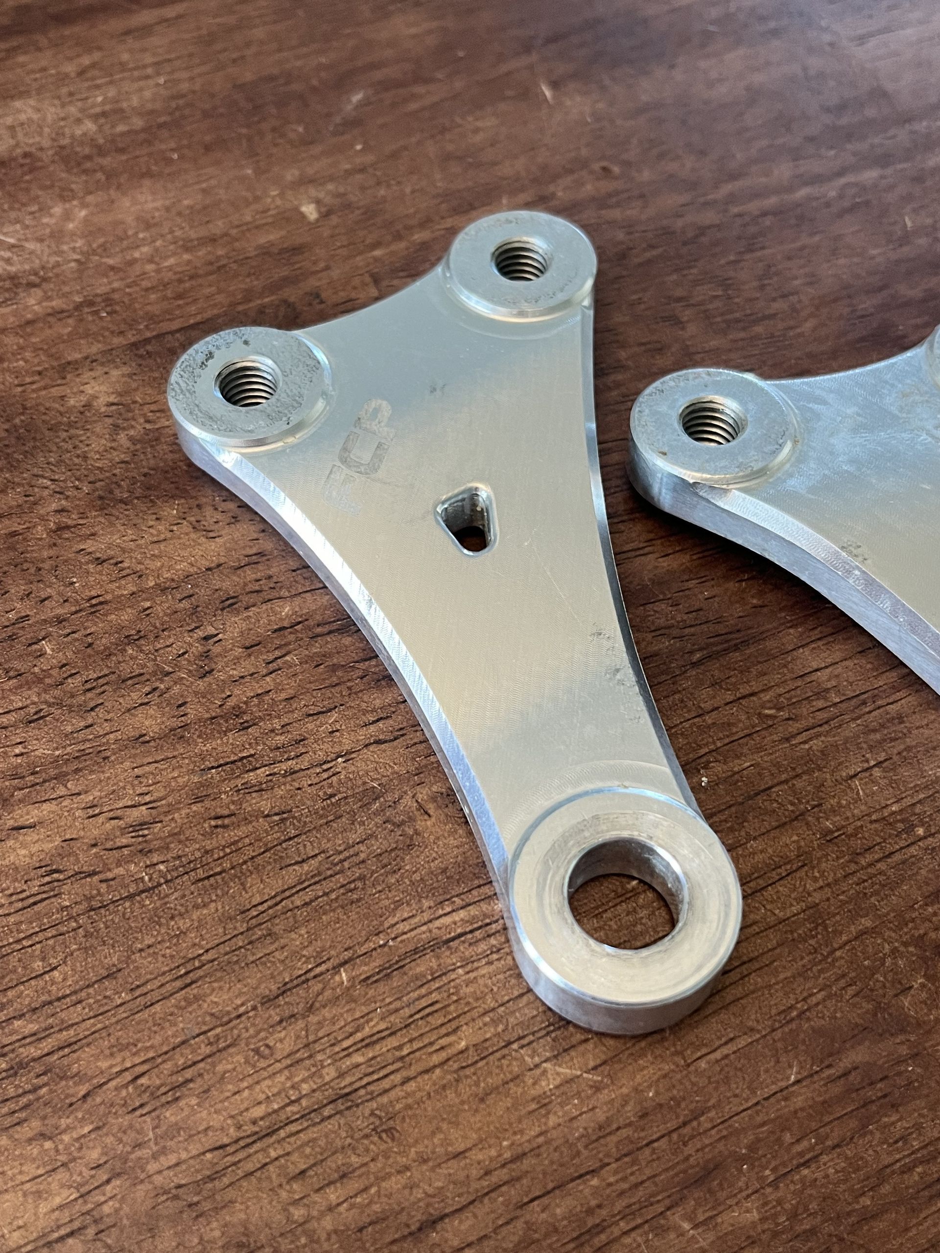 19-23 KX450 FCP Racing Titanium Front Engine Mounts - FIRM STIFFNESS - TEAM ONLY