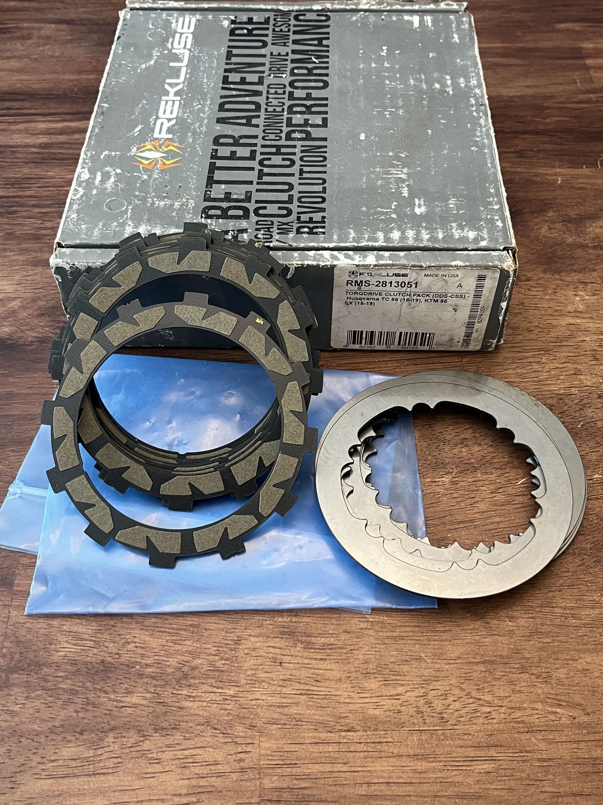 NEW Rekluse Torq Drive Clutch Pack 2018-2025 KTM GAS GAS HUSQ 85 SX - RMS-281305