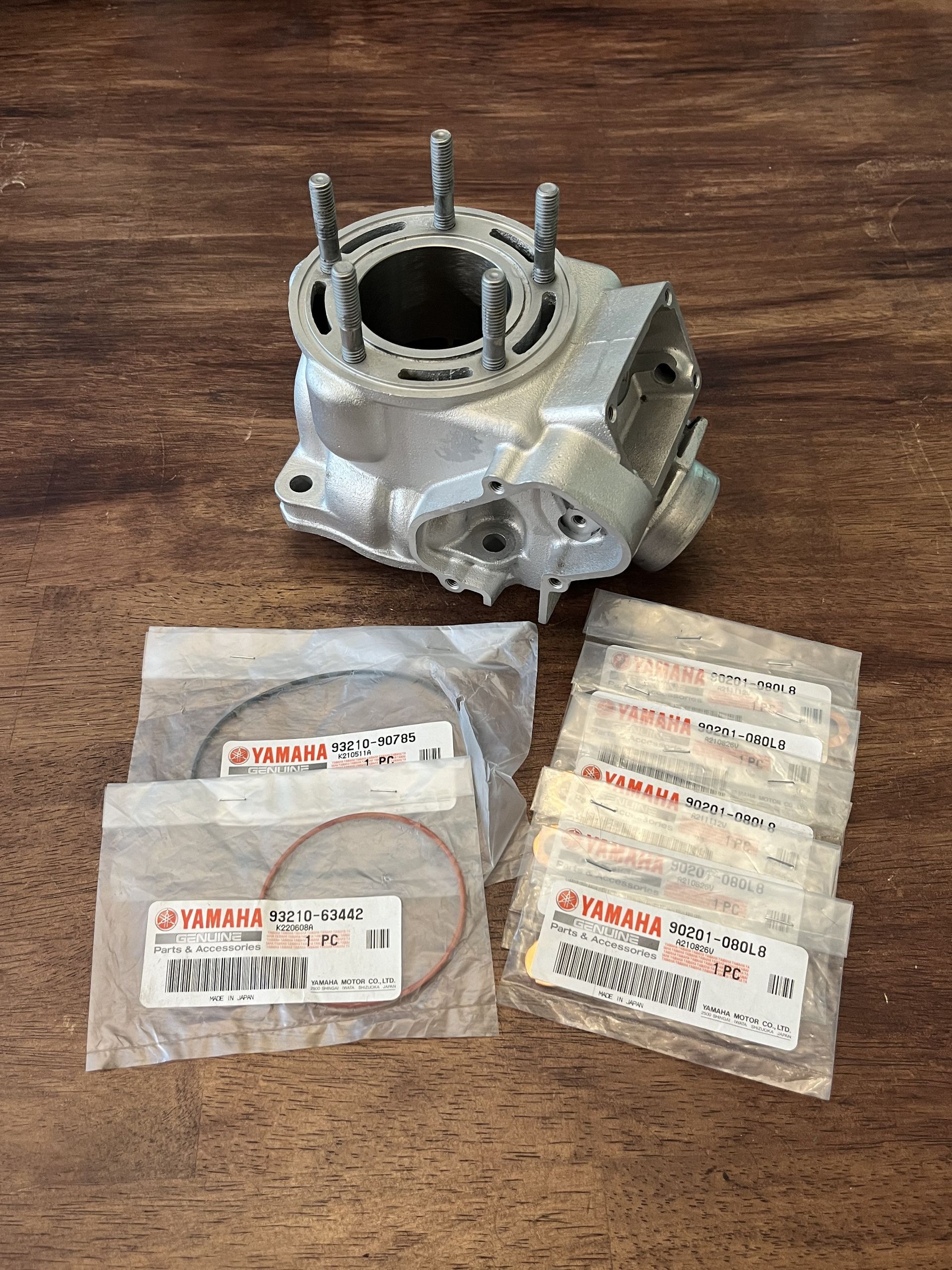 2021 YZ125 OEM Cylinder Jug W/ Gaskets - 05-22 YAMAHA YZ 125 X - 1C3-11311-21-00