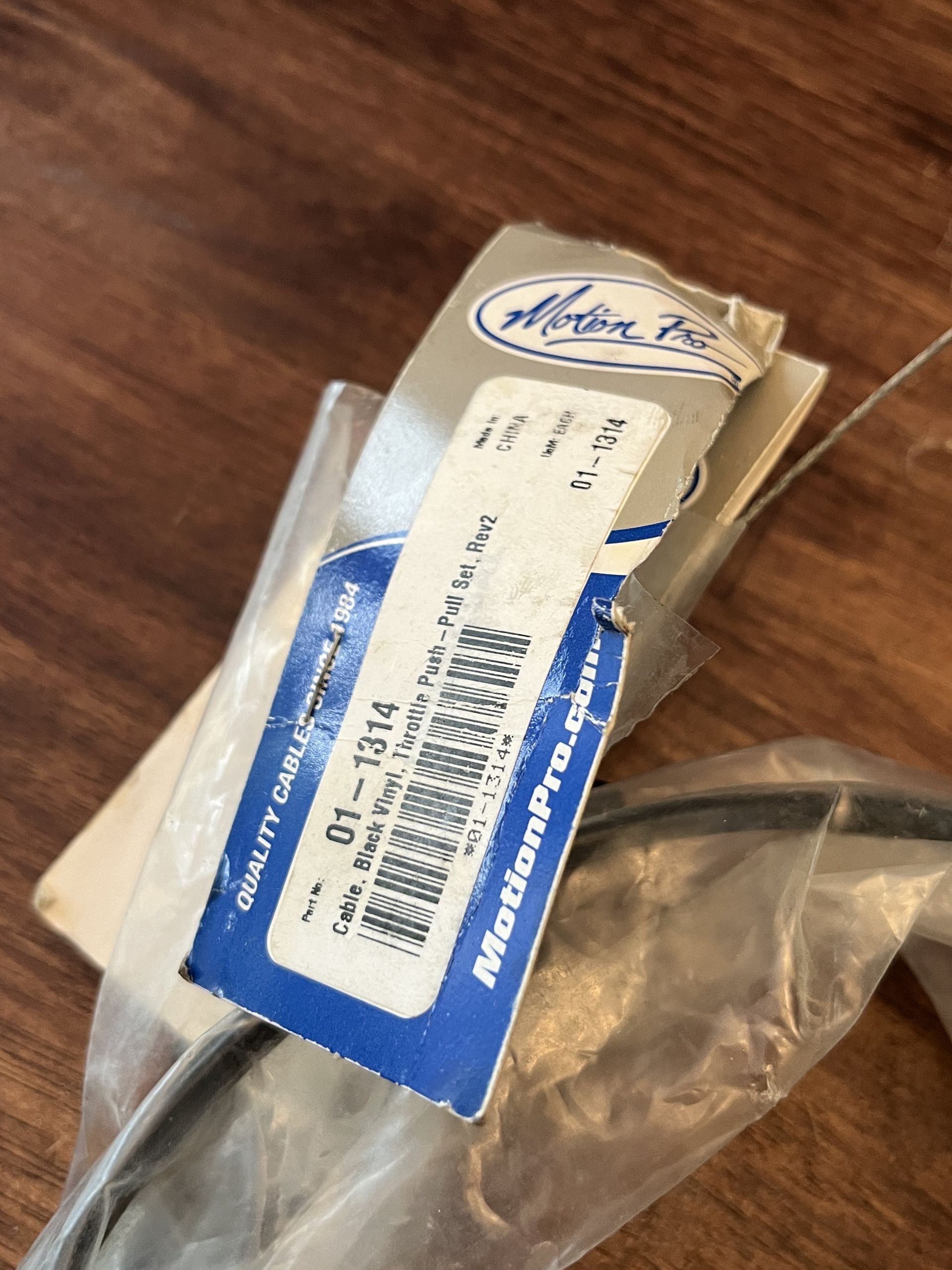 NEW KX450 Motion Pro Throttle Cable - 2019-2023 Kawasaki KX 450 X SR - 01-1314