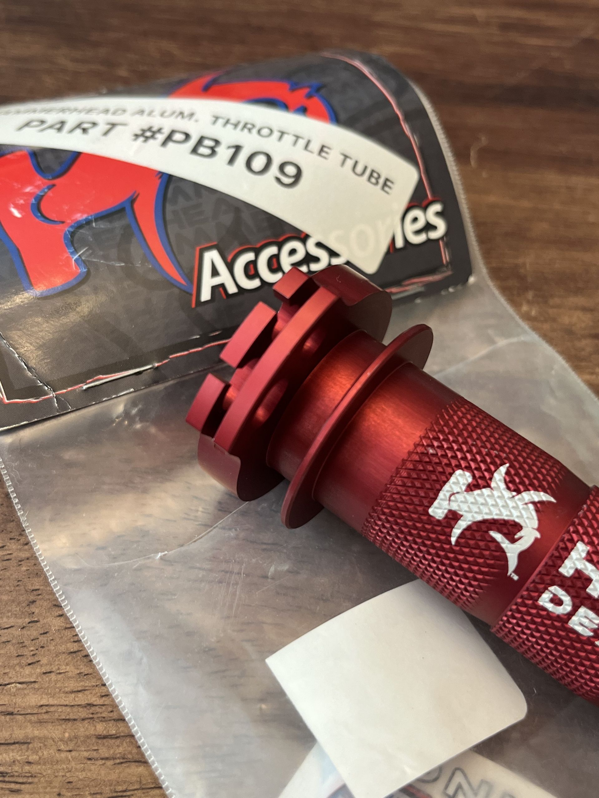 NEW Hammerhead Designs Aluminum Throttle Tube RED - 2002-2026 CRF 250 450 R RX 