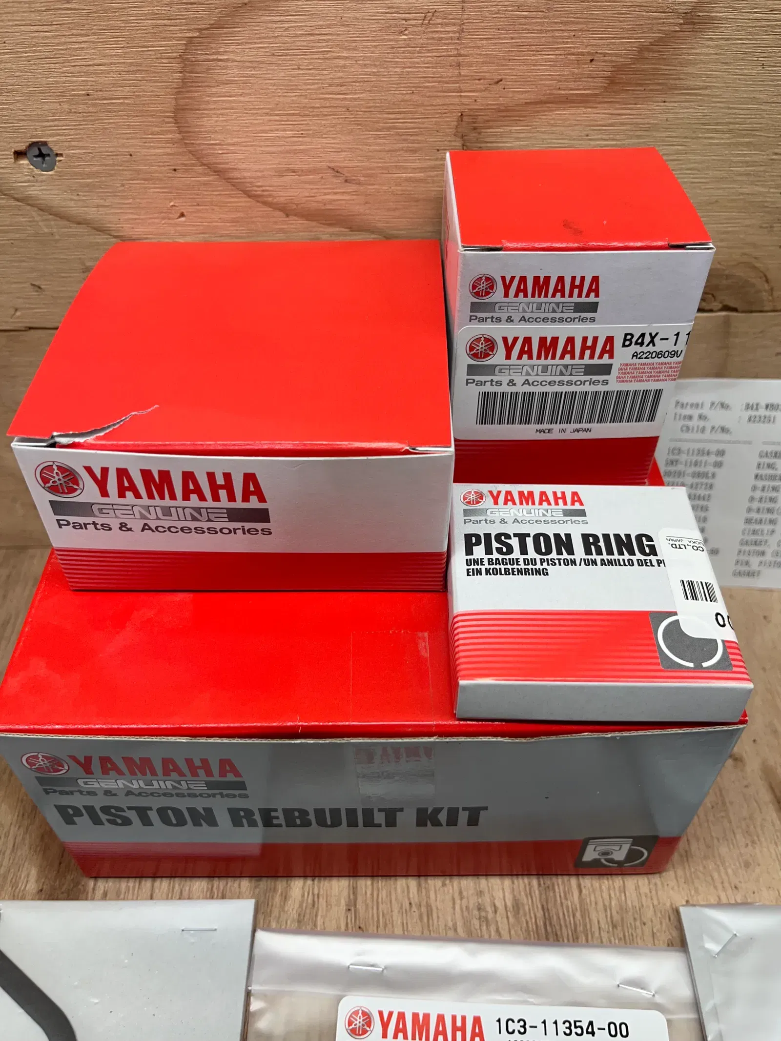 現行 YZ125 ピストンリビルトキット 新品 BAX-WB03-00-A0 イージー