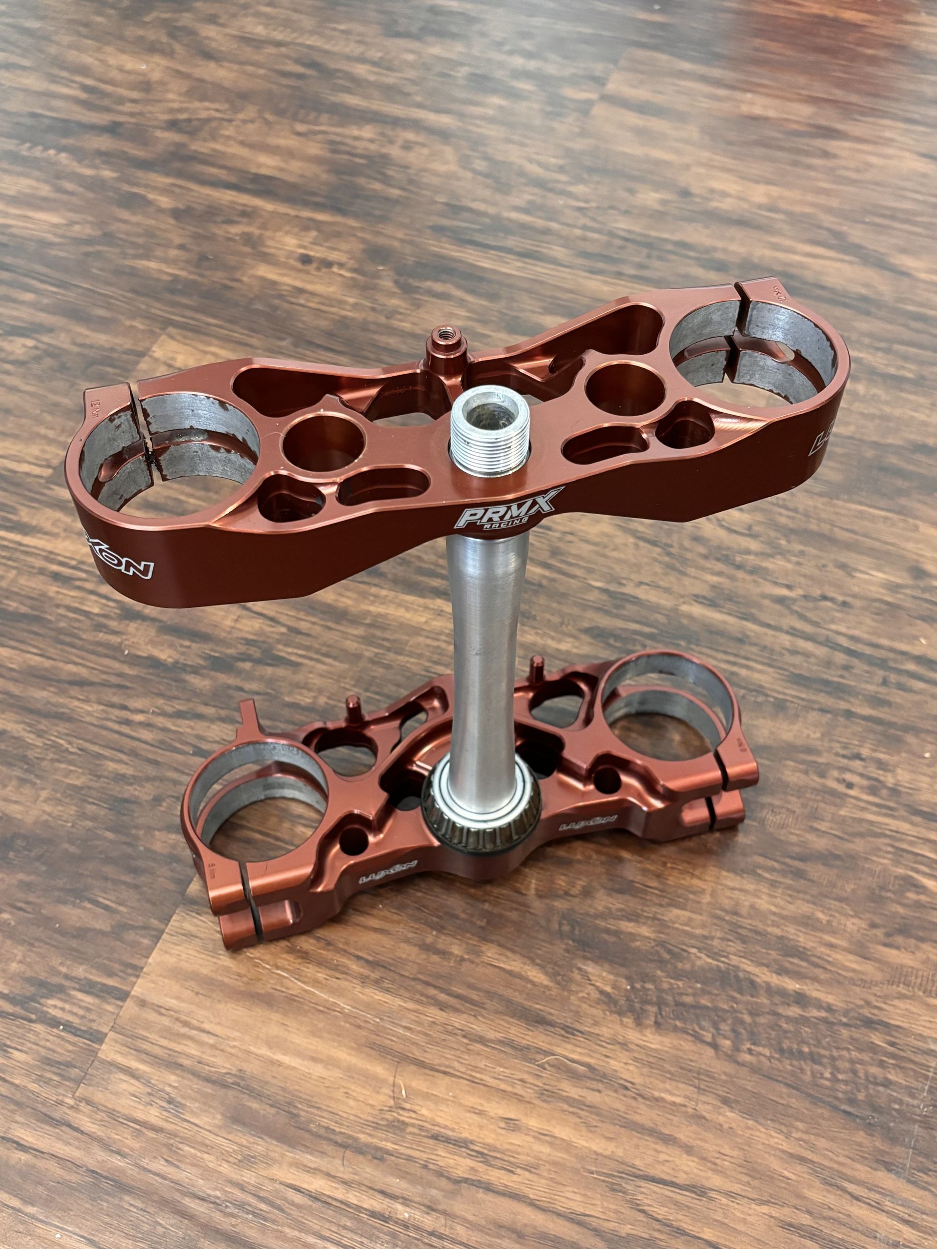 LUXON Factory Split Triple Clamps GEN 2 - 2019-2025 KX450 KX250 - 21.5 MM BRONZE