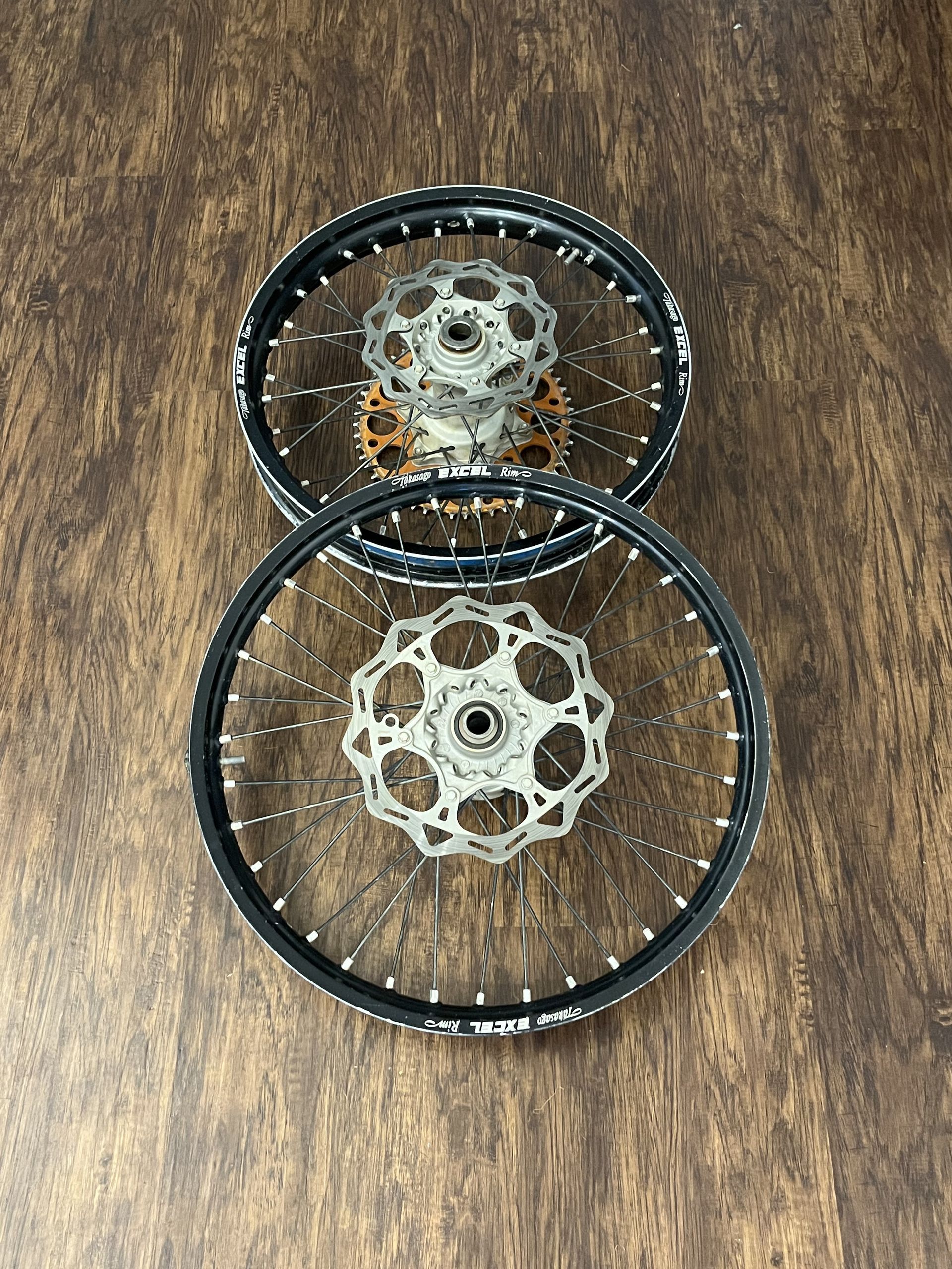 2016-2022 KTM 250 SX-F Excel OEM Wheel Set W/ Rotor - Husqvarna SX SXF FC TC