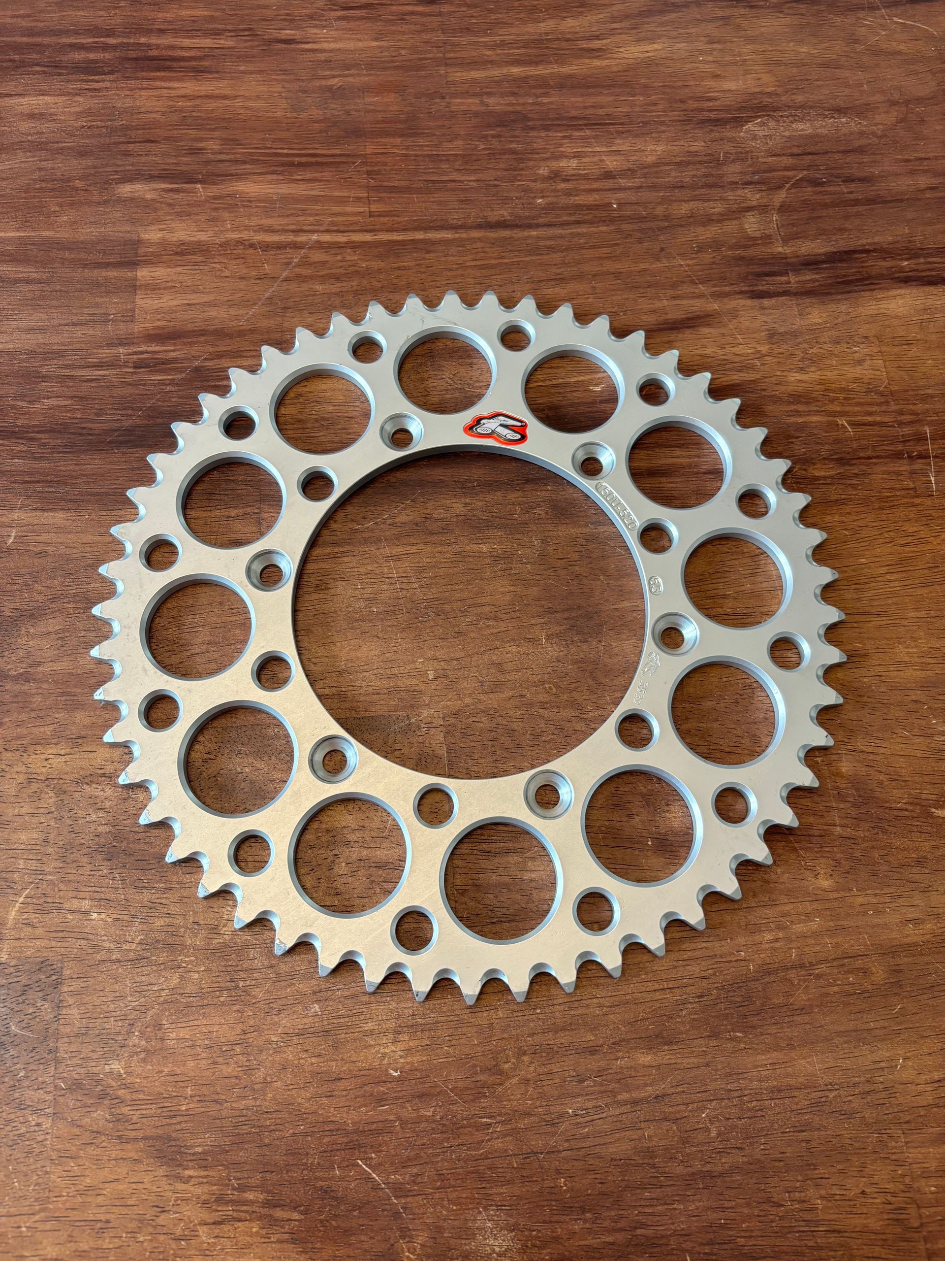 LIKE NEW Yamaha Renthal Rear Sprocket YZ125 YZ250 YZ250F YZ450F 150U-520-53GBSI