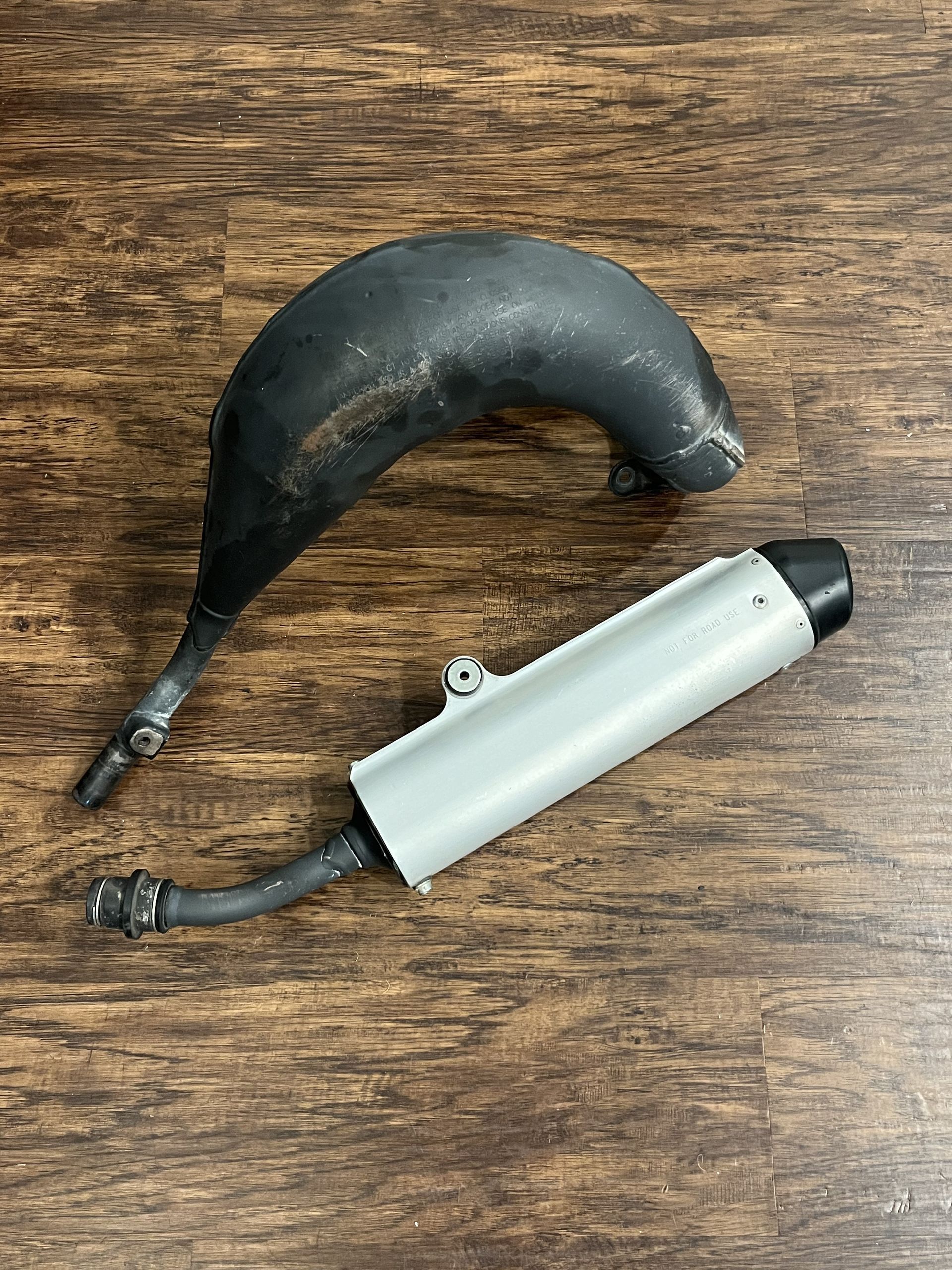 2024 YZ85 OEM Full Exhaust System Silencer Stock Pipe - 2019-2026 Yamaha YZ 85