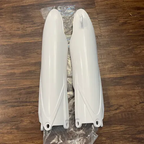 NEW Acerbis Fork Guards- Yamaha White 