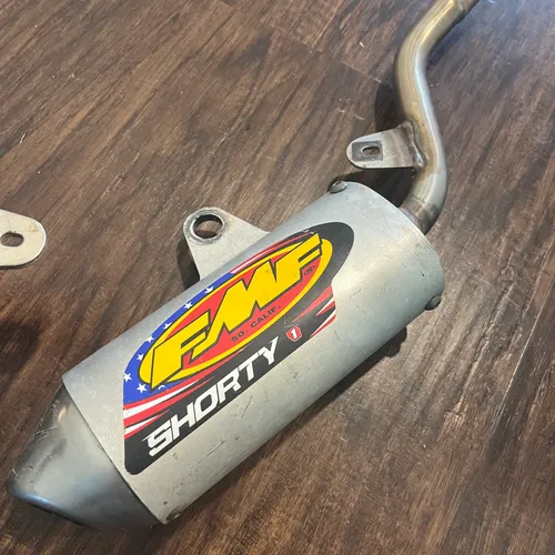 02-13 Kx85 Fmf Fatty Pipe And Shorty Silencer 
