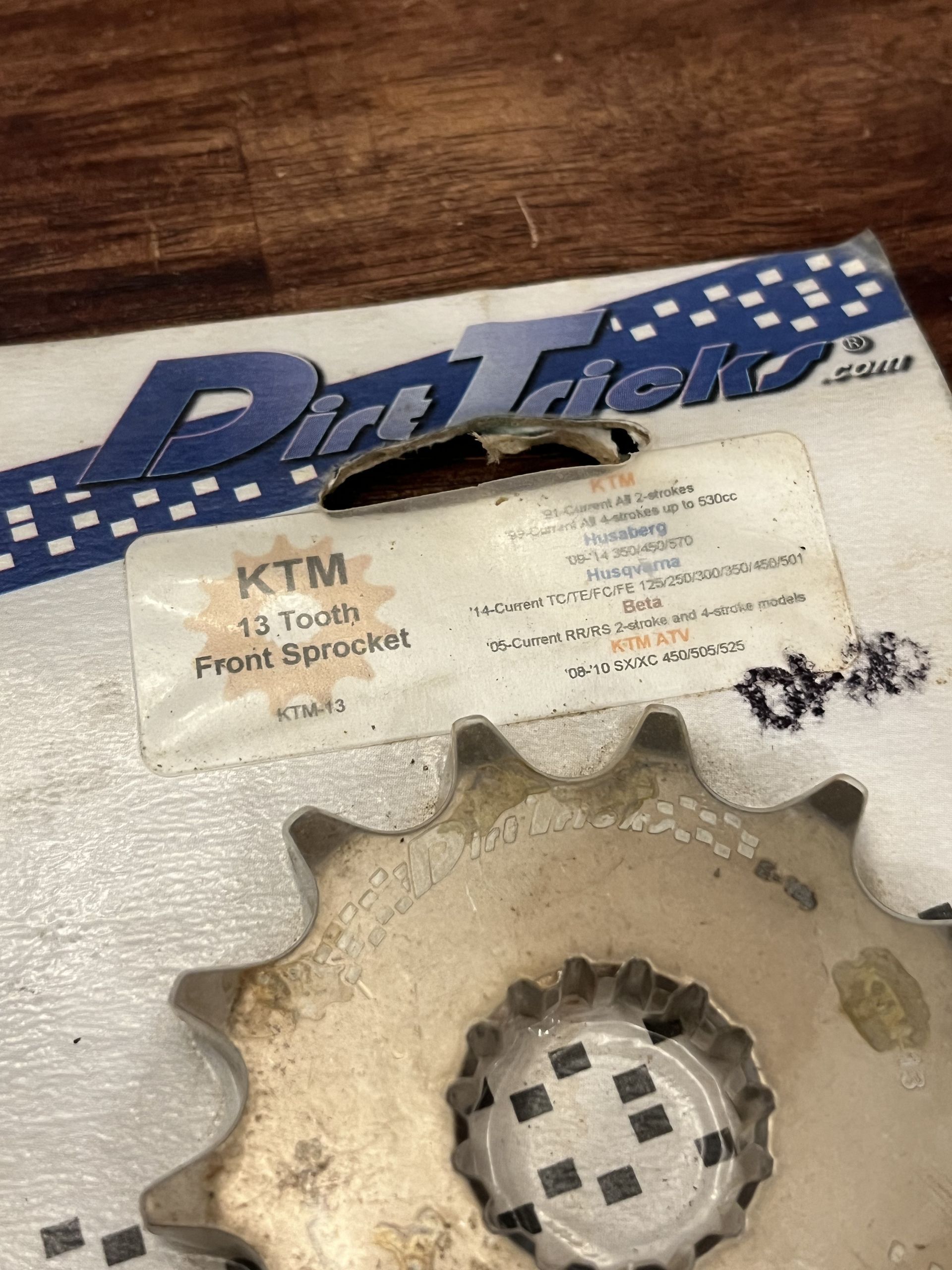 NEW Dirt Tricks Front Sprocket 13T - 1999-2026 KTM HUSQ GAS 125 250 350 450 505
