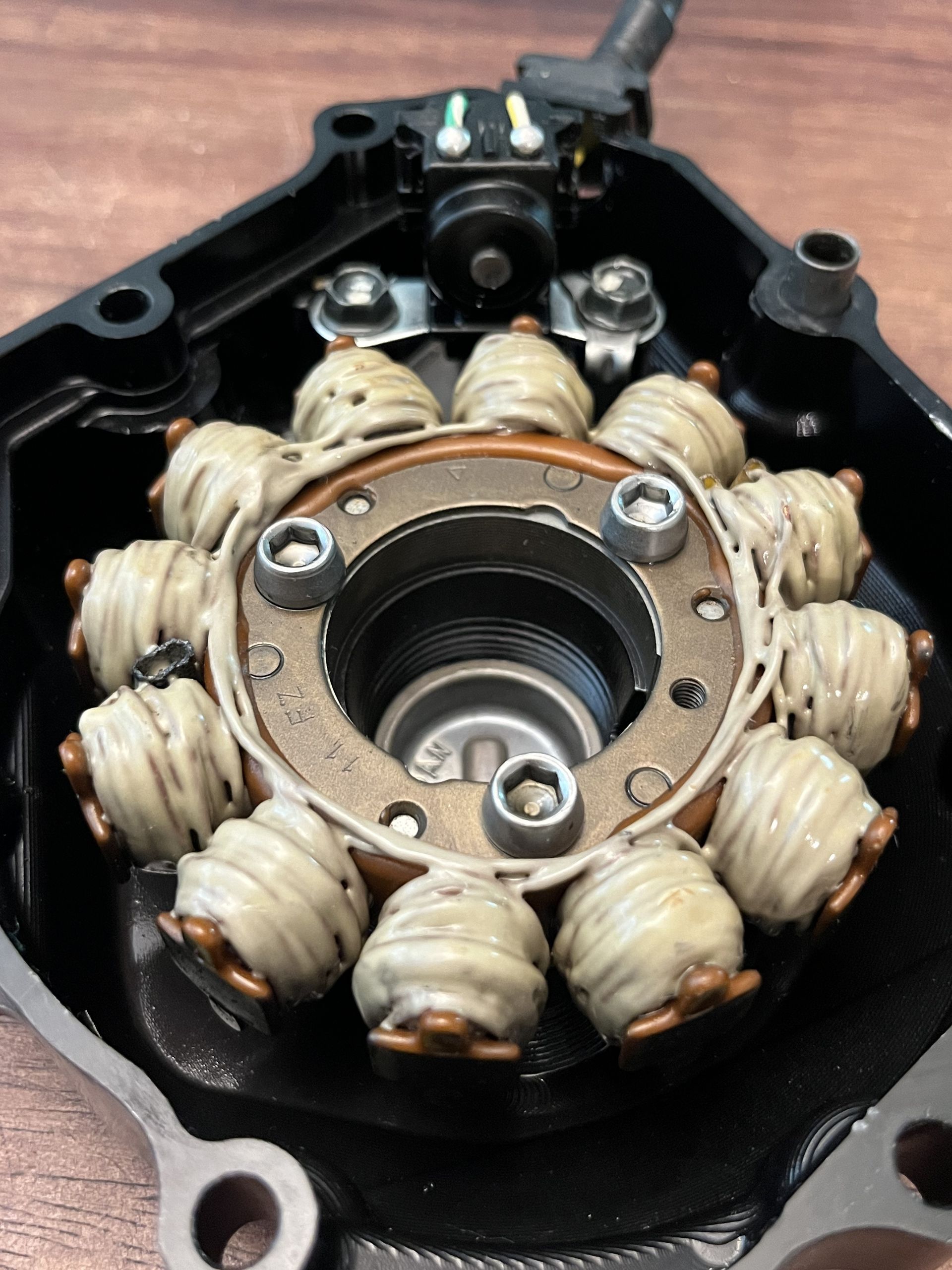 2021-2024 KX250 OEM Kawasaki Stator Generator W/ Bud Racing Cover - 21003-0205