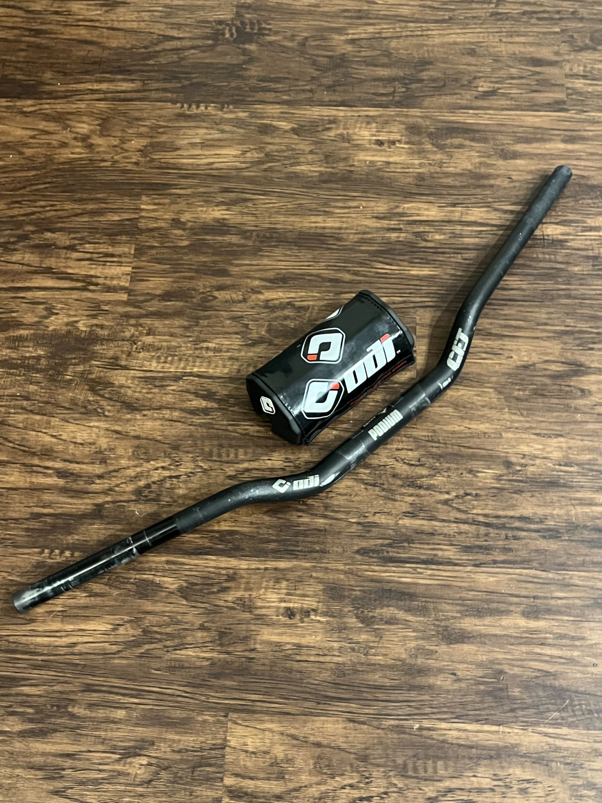 ODI CFT Podium MX Handlebars Handle Bars W/ Bar Pad - MCGRATH BEND - H902CFB