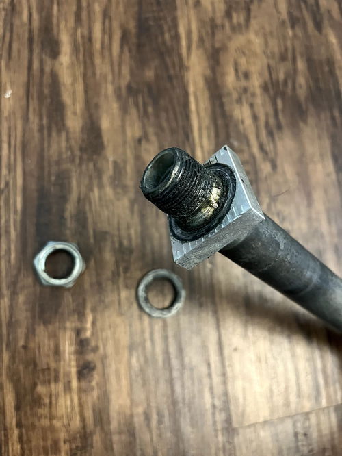 YZ250F YZ450F OEM Rear Axle w/ Blocks - 17D-25381-00-00
