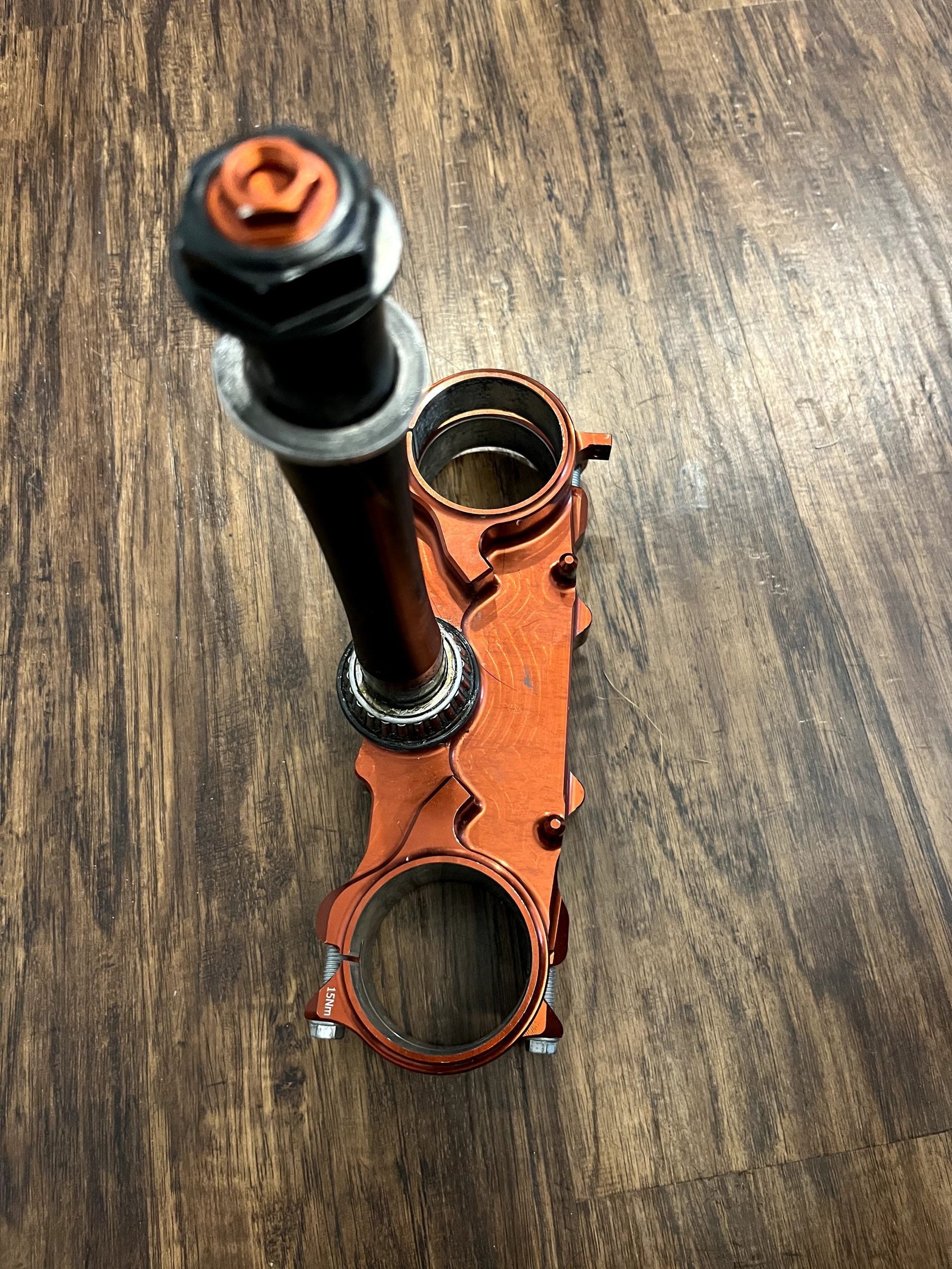 XTrig ROCS Pro Bottom Triple Clamp - YZ250F YZ450F BROWN