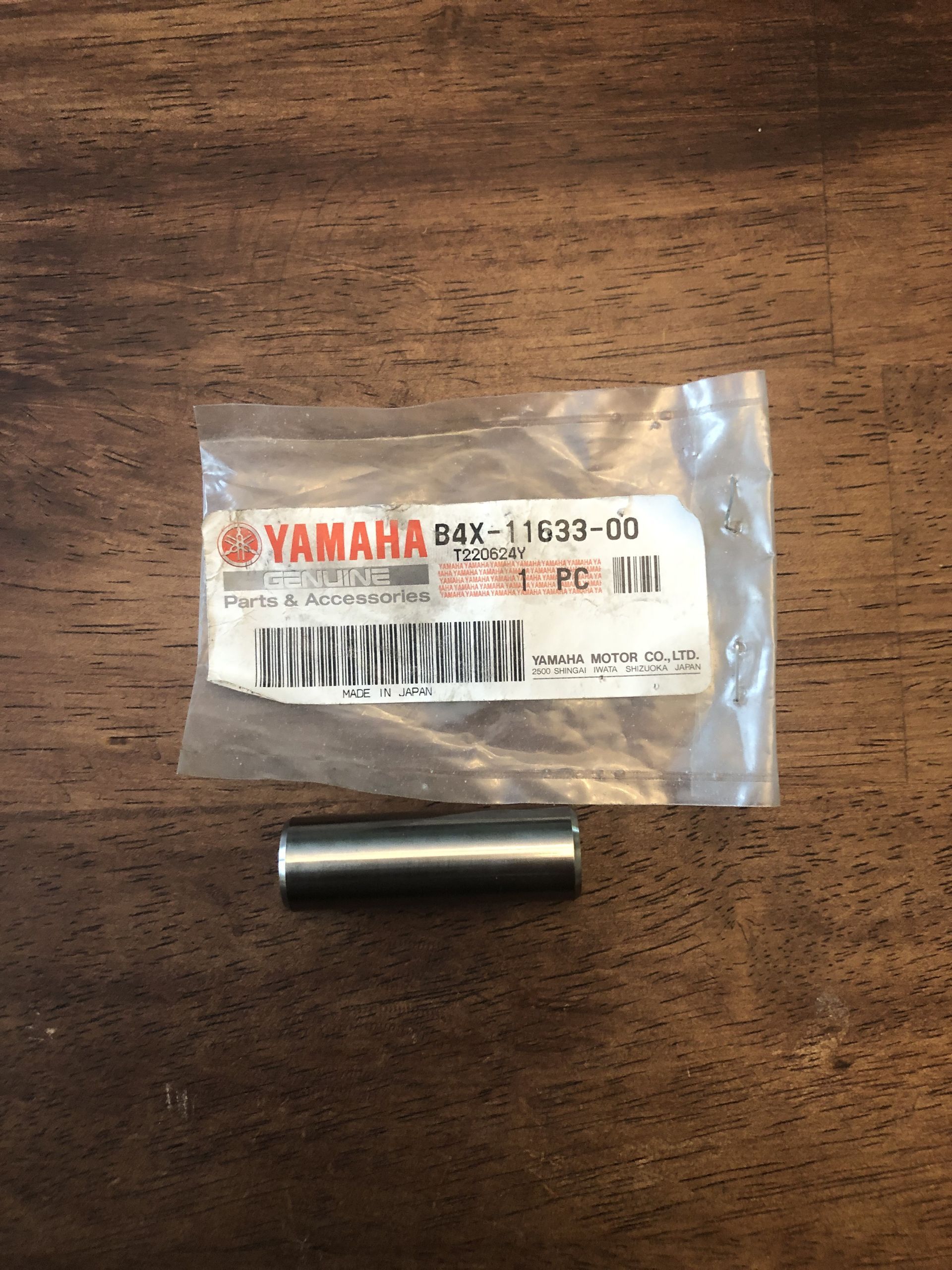 NEW 22-25 YZ125 YZ 125 X OEM Yamaha PISTON WRIST PIN - B4X-11633-00-00