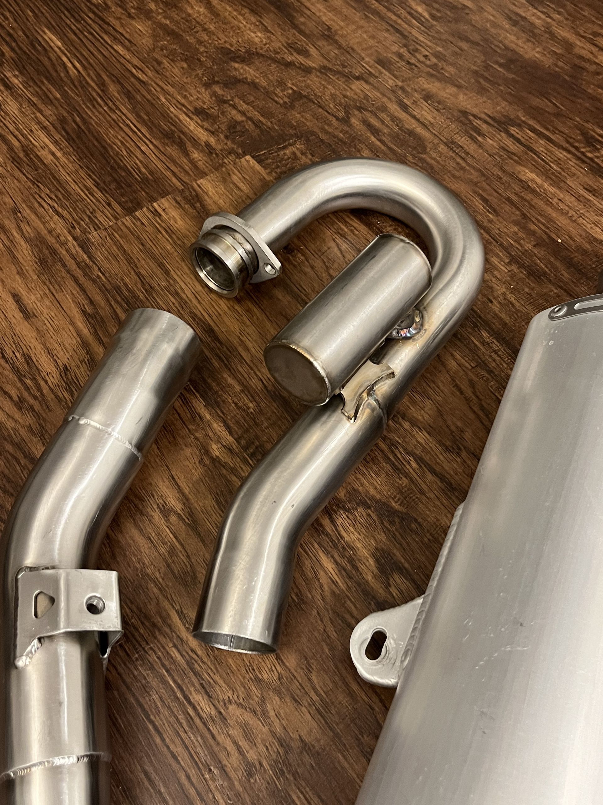  2021-2024 KX250 X Bill's Pipes RE-13 Full Exhaust System - CUSTOM FACTORY CUT