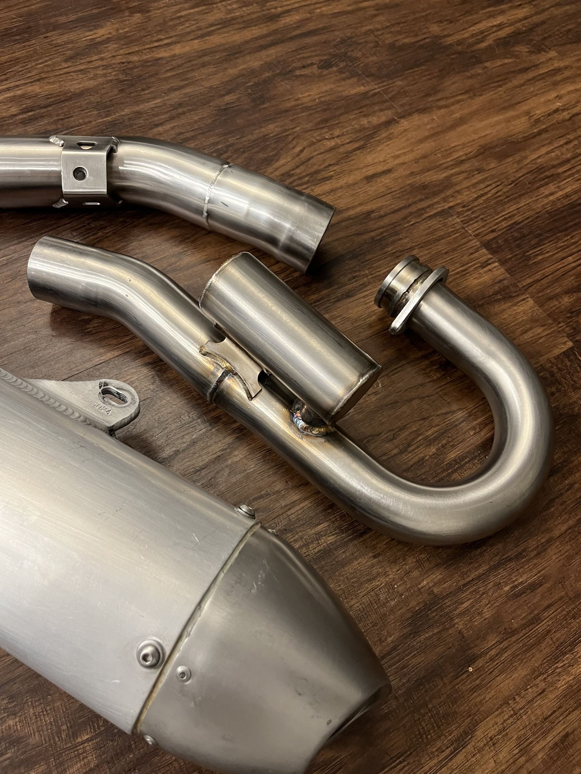  2021-2024 KX250 X Bill's Pipes RE-13 Full Exhaust System - CUSTOM FACTORY CUT