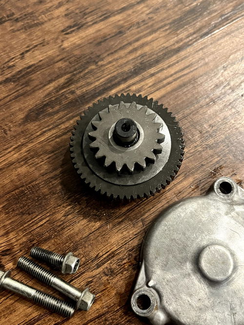 19-24 KX450 OEM Starter Reduction Gear and Cover
