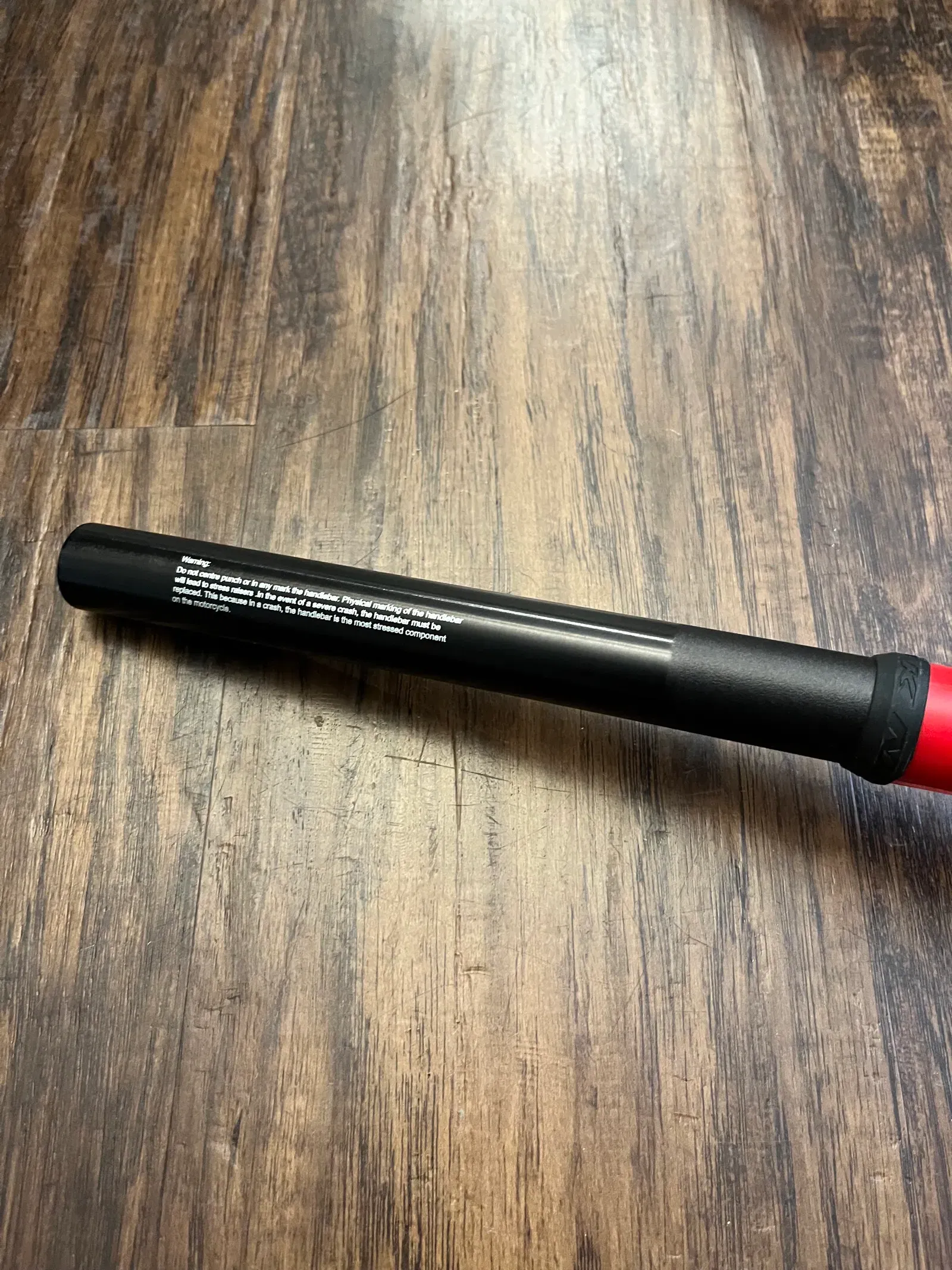 New Neken 1 1/8 Variable Diameter Handlebars- Graphic Red #R00121