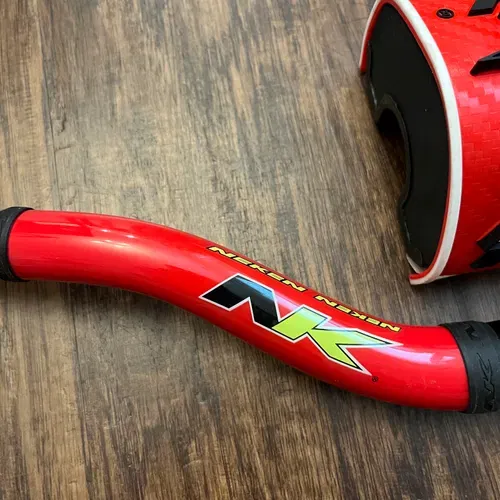 New Neken 1 1/8 Variable Diameter Handlebars- Graphic Red #R00121