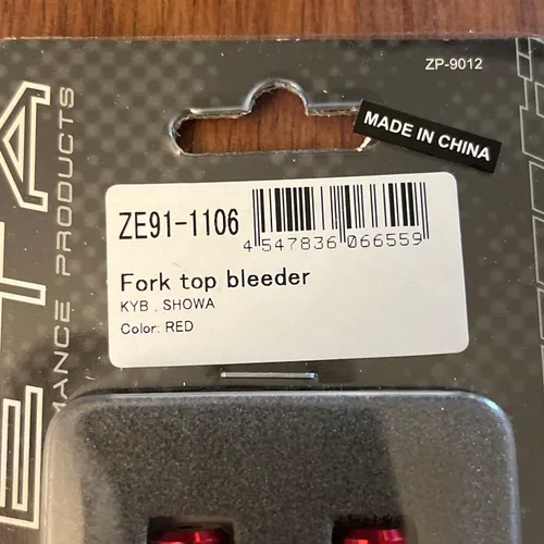 ZETA Top Fork Bleeder - KYB SHOWA