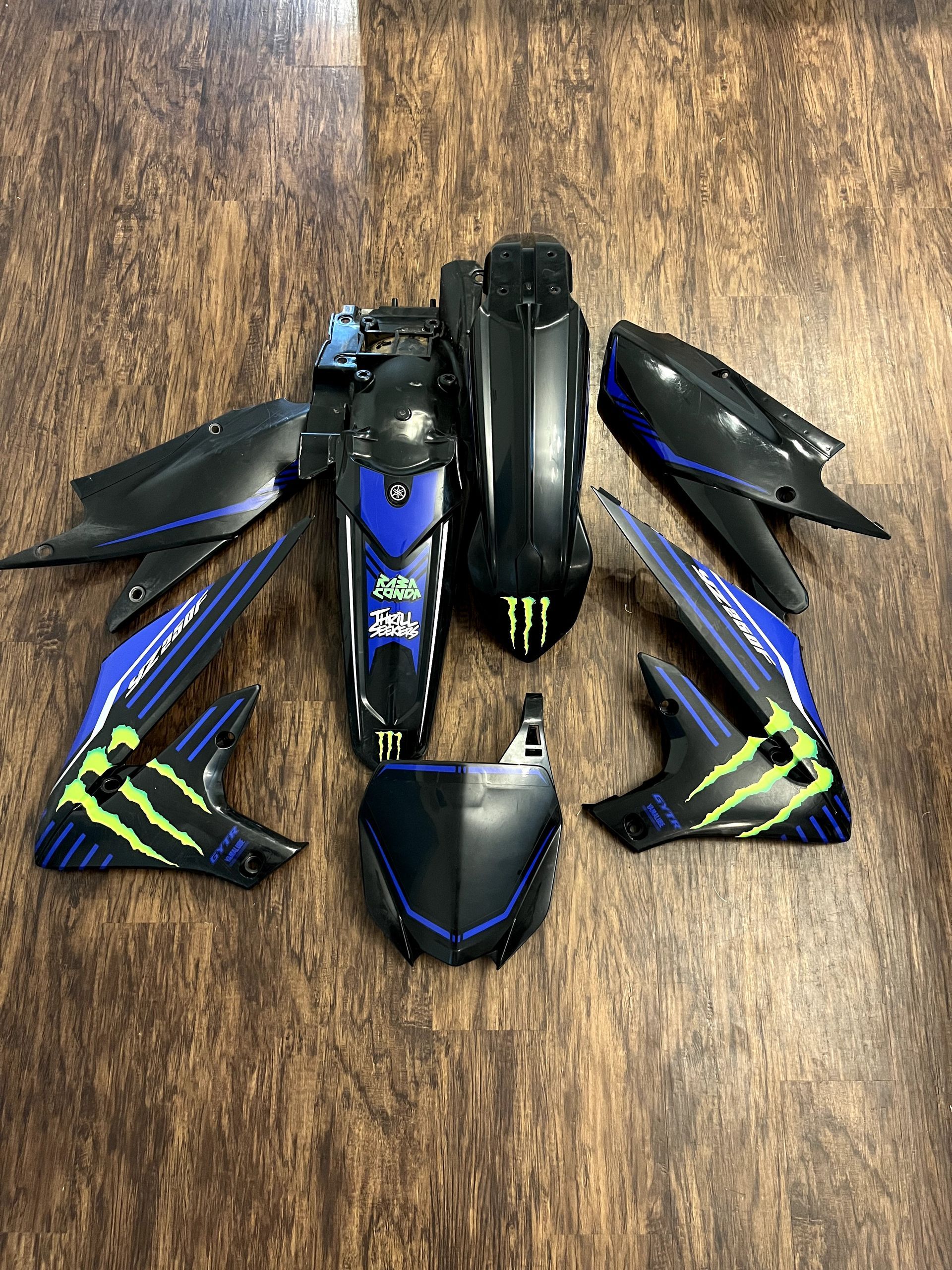 YZ250F YZ450F OEM Monster Energy Plastic Kit