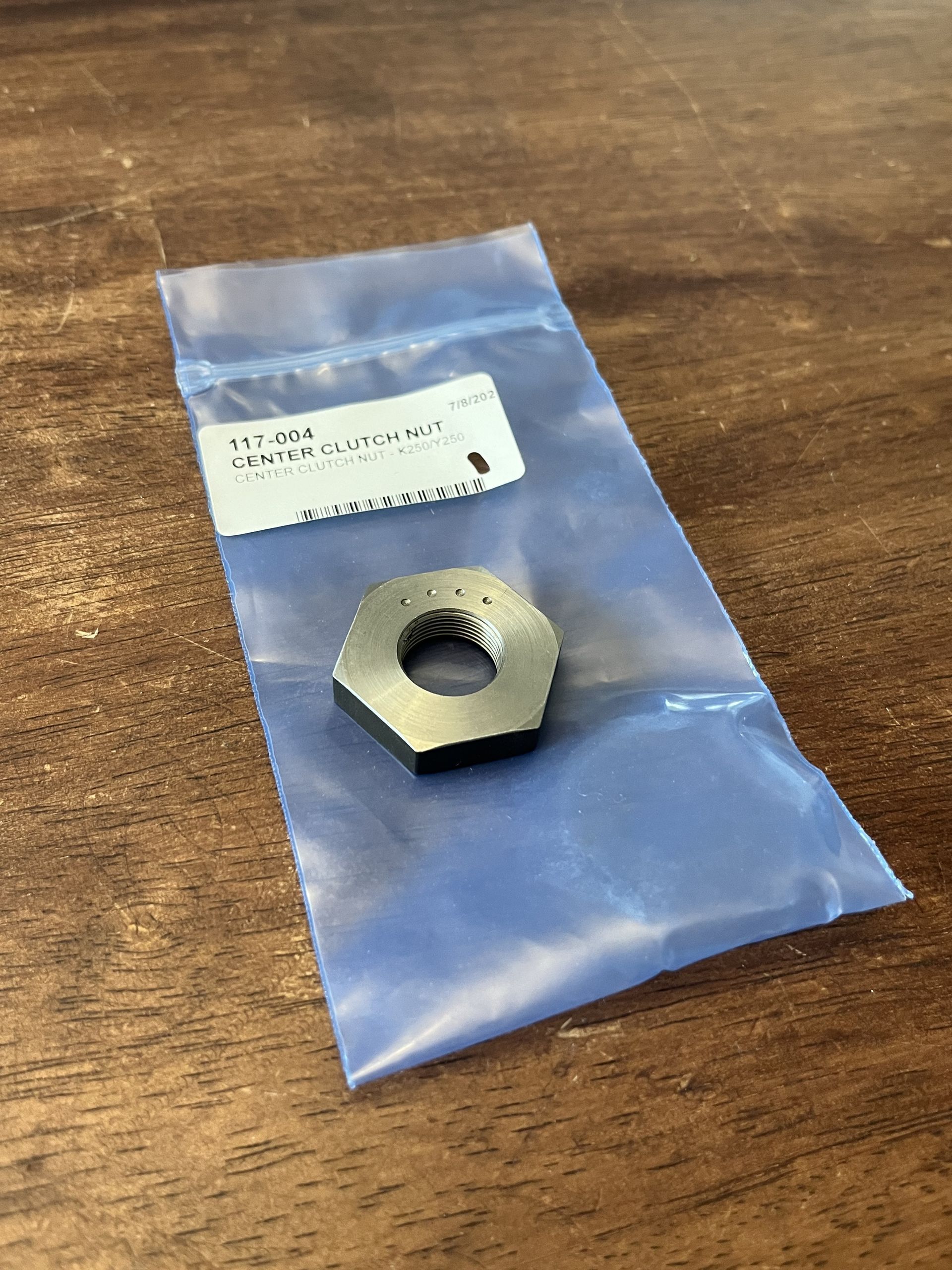 NEW Rekluse Center Clutch Nut KX250 YZ250F - Kawasaki KX Yamaha YZ 250 - 117-004