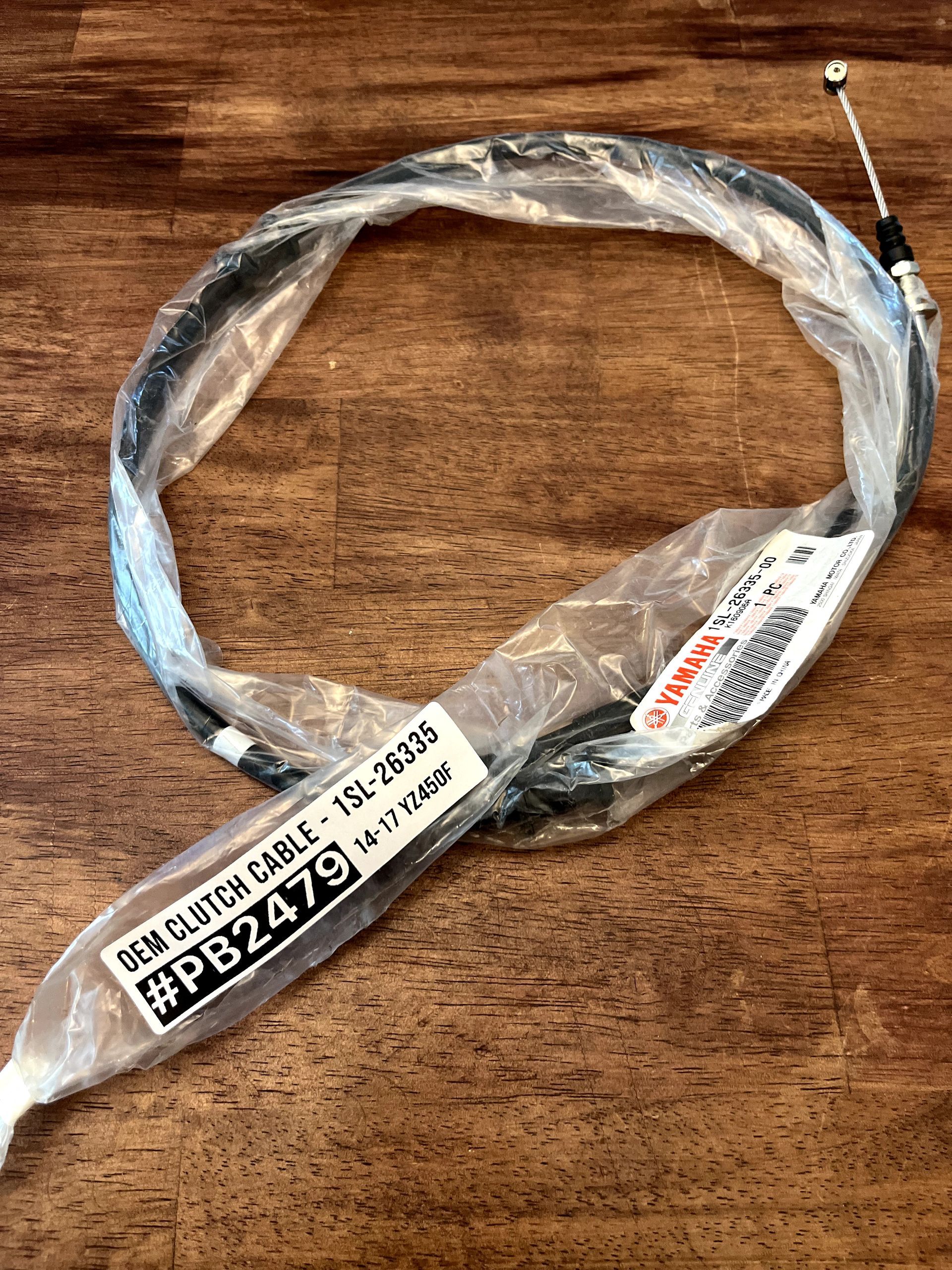 NEW 14-17 YZ450F OEM Yamaha Clutch Cable - 1SL-26335-00-00