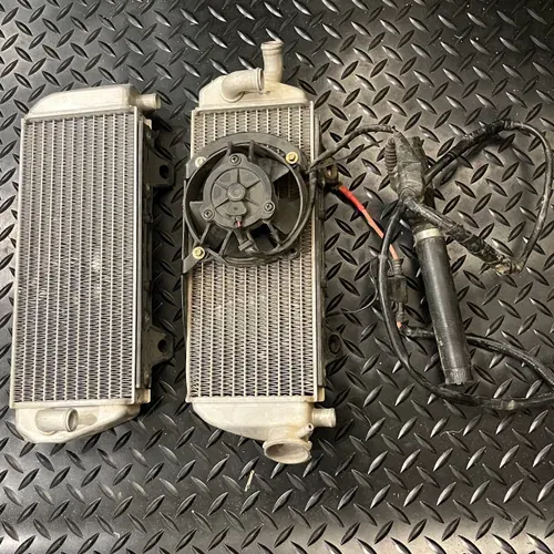 16-18 Ktm 250 350 Radiators With Fan Left Right Radiator Sxf 