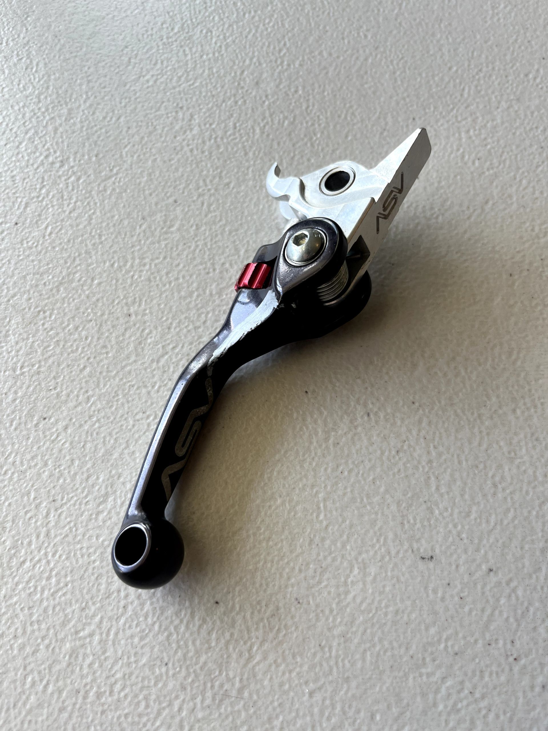 ASV Inventions F4 Brake Lever - Black/Red - BDF403