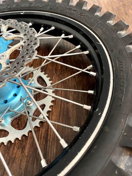 Complete Rims Plus Rear Wheel Assembly - YZ250F YZ450F 