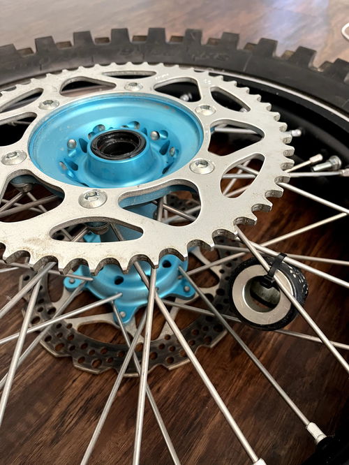 Complete Rims Plus Rear Wheel Assembly - YZ250F YZ450F 